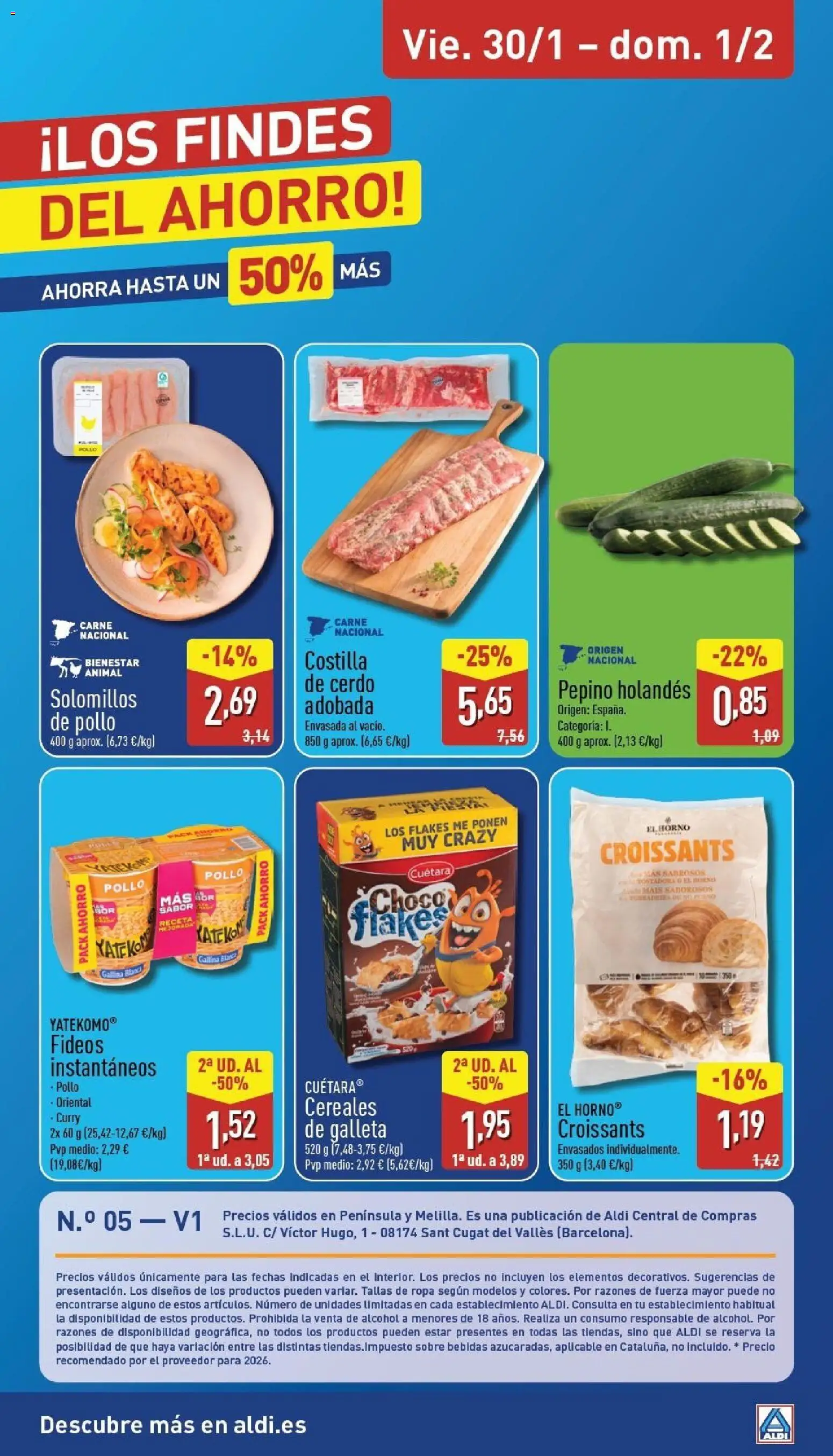 Aldi folleto Península │ válido desde el 26.01.2026 | Página: 28 | Productos: Στιγμιαίος καφές, El horno, Cerdo, Ropa