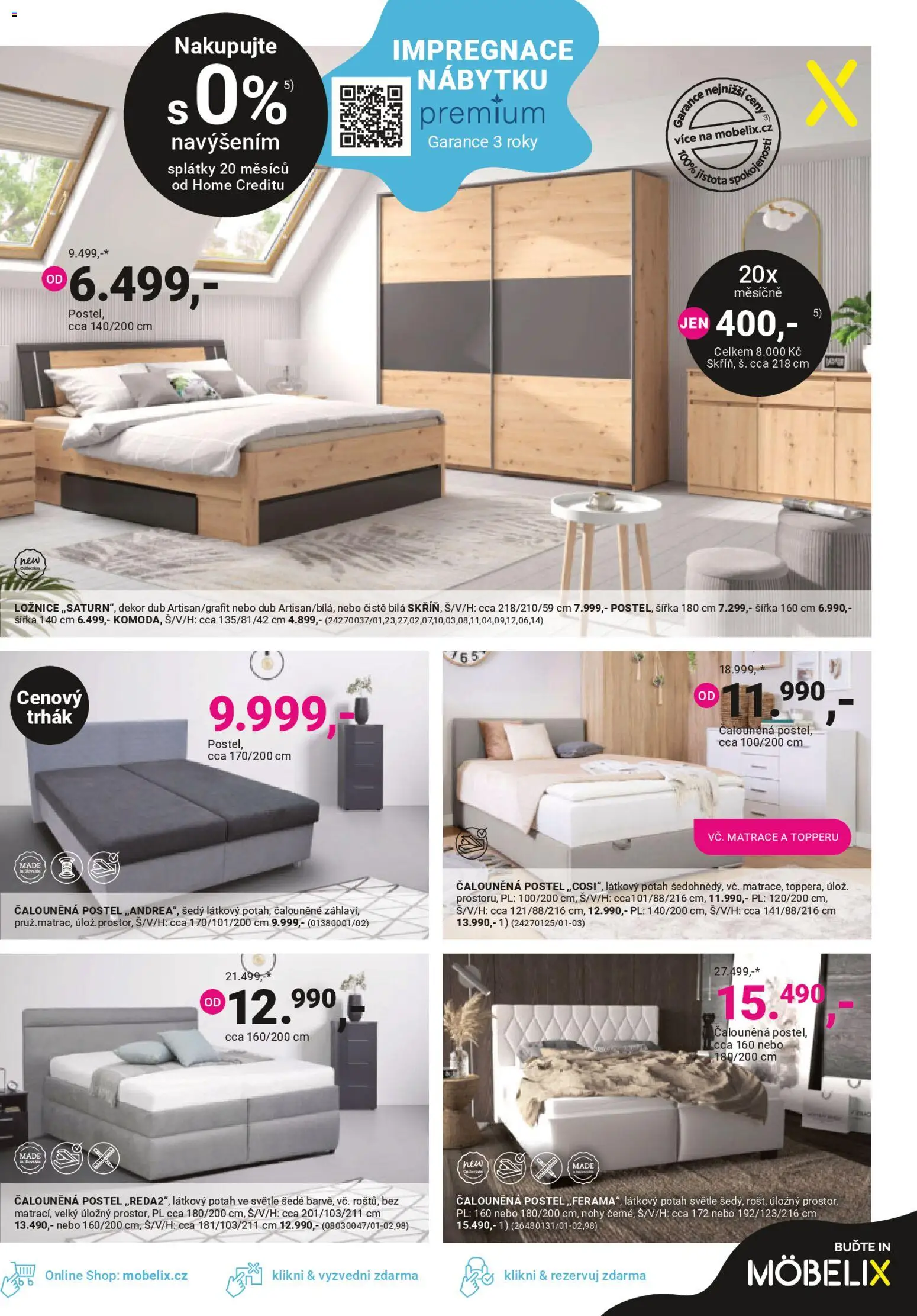 Möbelix Black Friday od 10.11.2025 | Strana: 7 | Produkty: Postel, Matrace