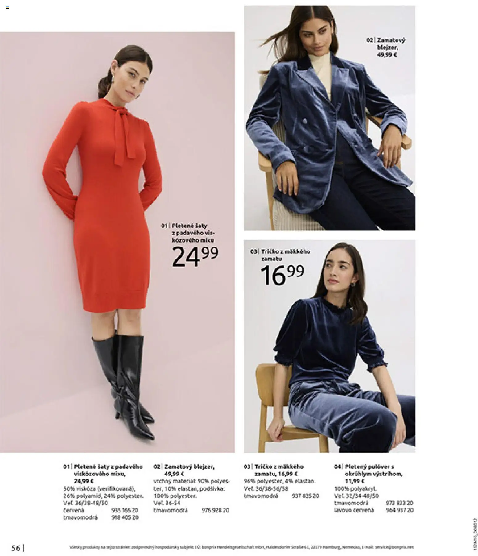 Nové Bonprix akcie – leták je platný od 24.11.2025 | Strana: 58 | Produkty: Tričko