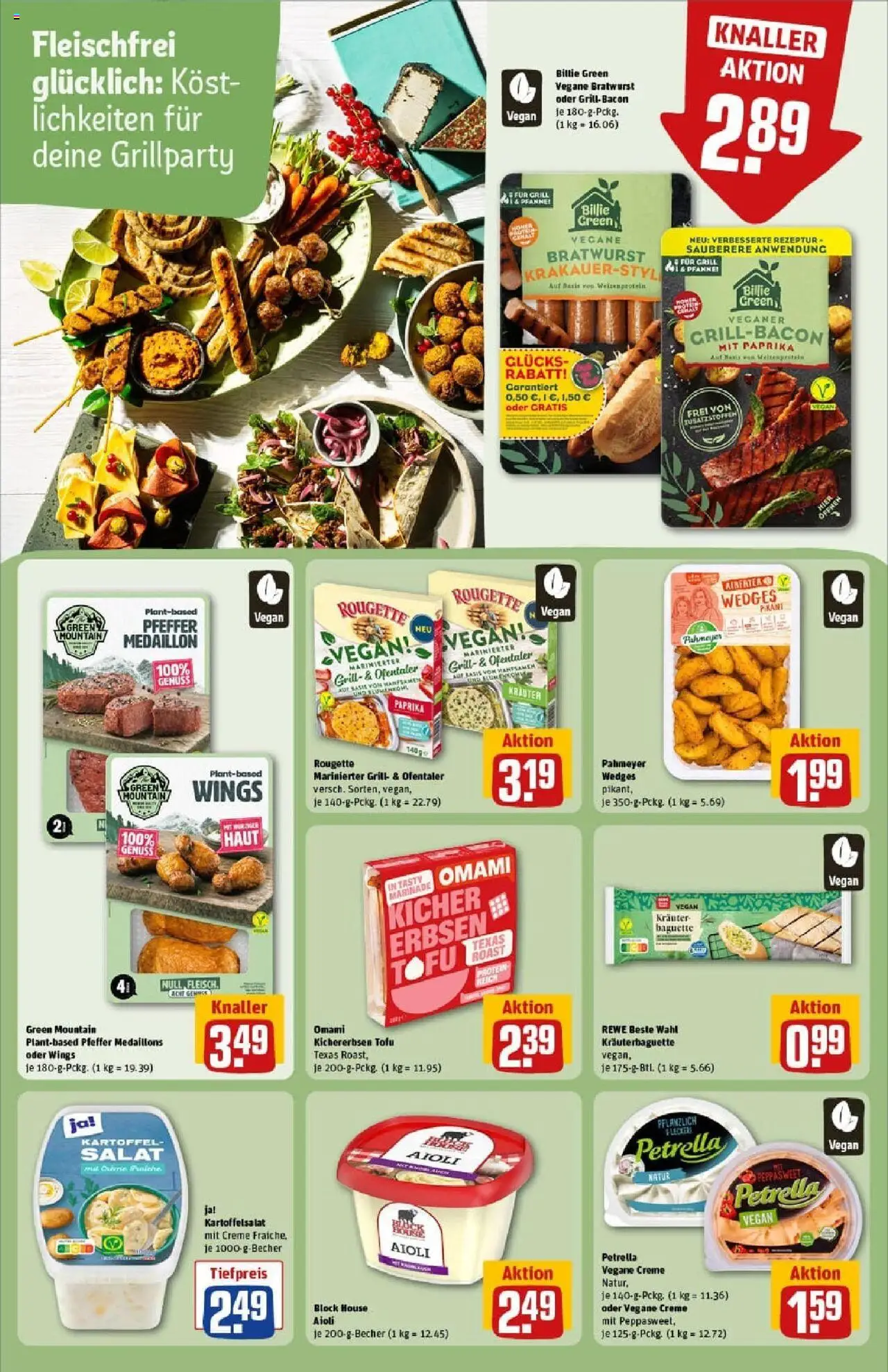 Rewe prospekt Eisenach	 - gültig ab dem 06.07.2025 | Seite: 22 | Produkte: Grill, Bratwurst, Baguette, Erbsen