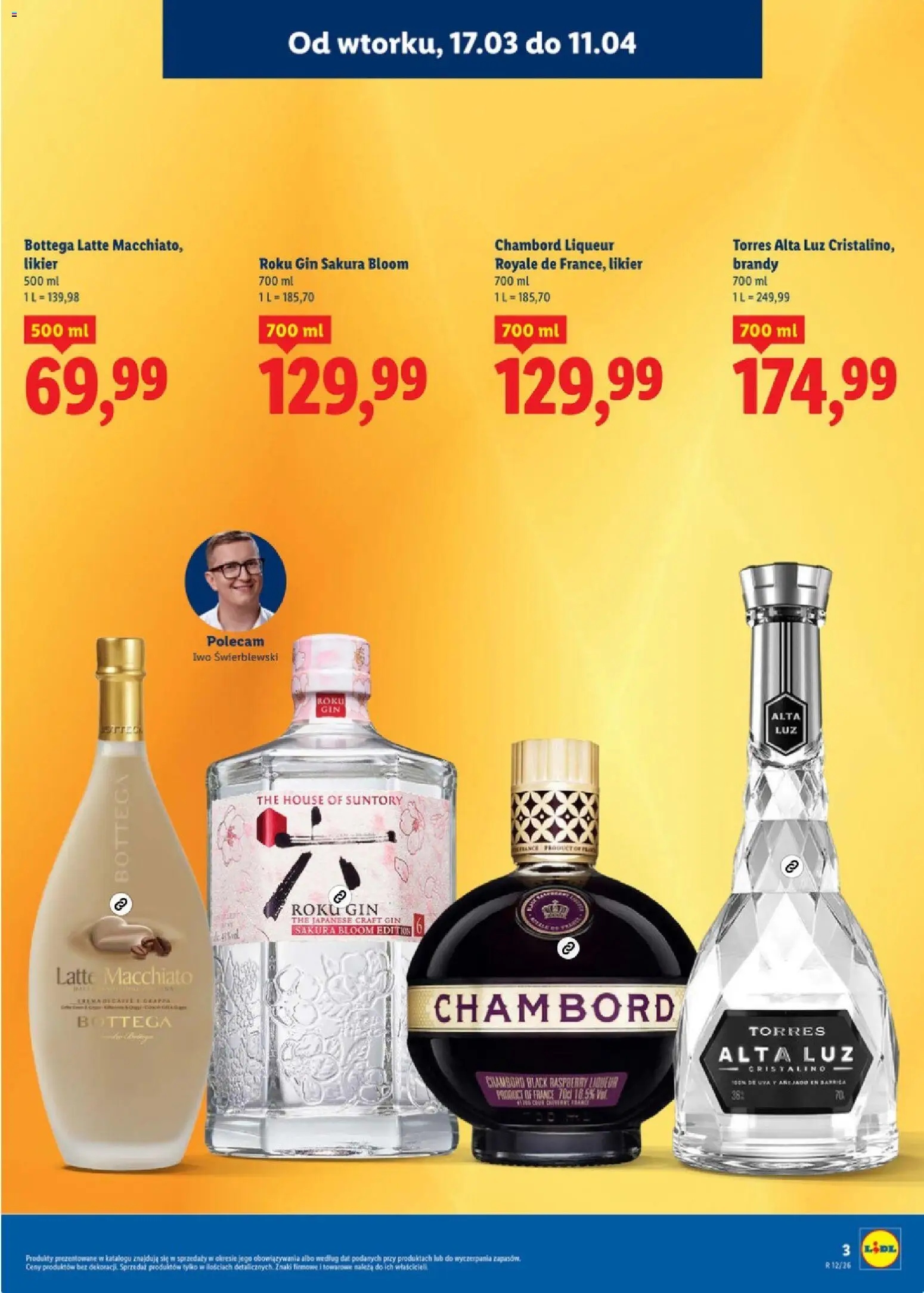 Lidl Polsko leták - Alkoholi mocnych i win  od 17.03.2026 | Strana: 3 | Produkty: Vál, Gin, Brandy