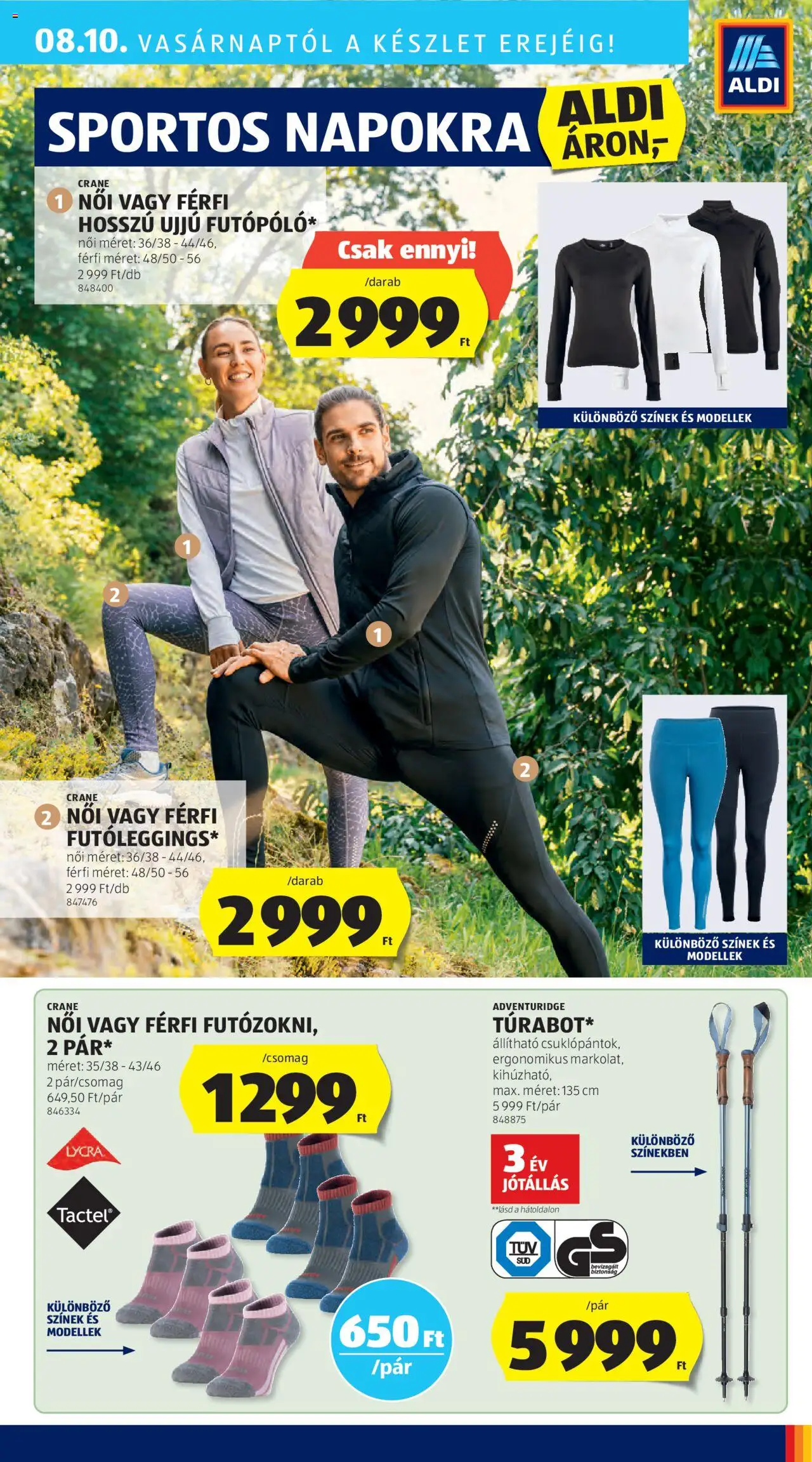 Aldi akciós ujság - amely érvényes a következő dátumtól: 07.08.2025 | Oldal: 47 | Termékek: Leggings