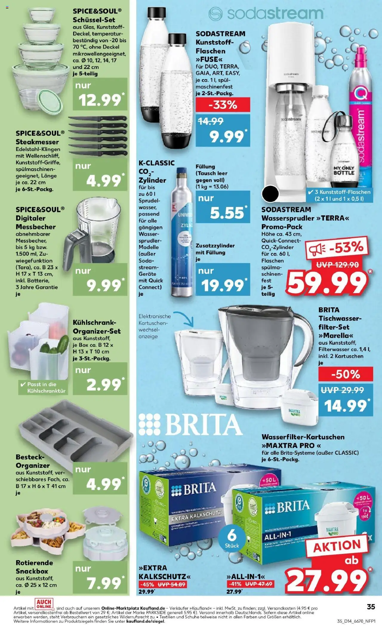 Kaufland - Nürnberg, Fürther Straße 187 - gültig ab dem 03.04.2025 | Seite: 35 | Produkte: Box, Kühlschrank, Wasser, Sodastream