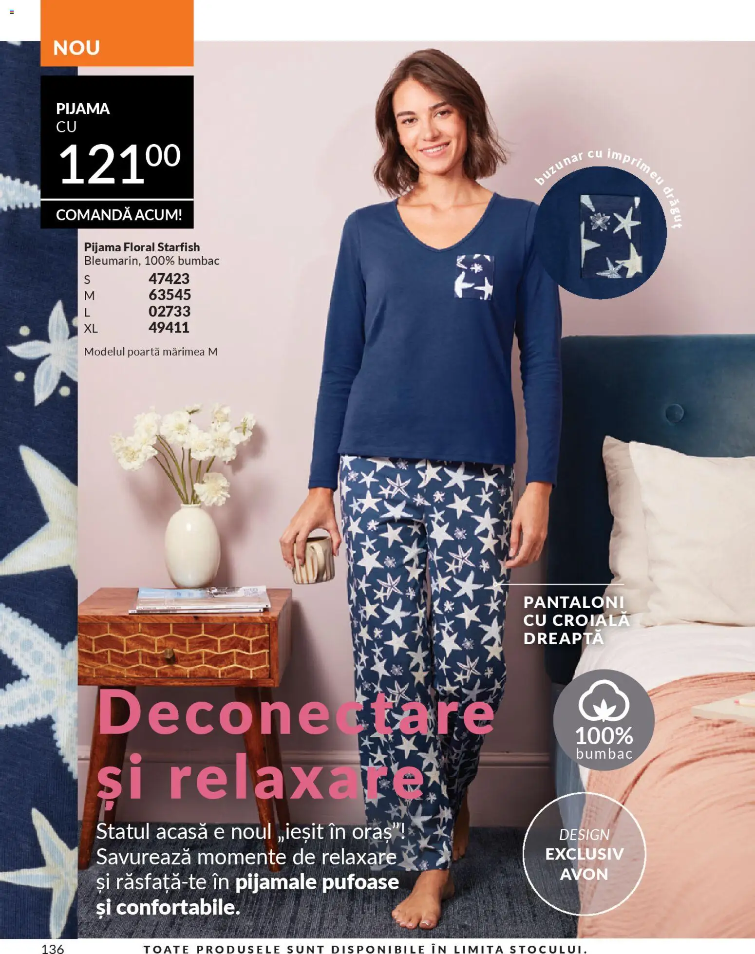 Noul catalog Avon – valabil de la 01.01.2026 | Pagină: 138 | Produse: Pantaloni, Pijamale