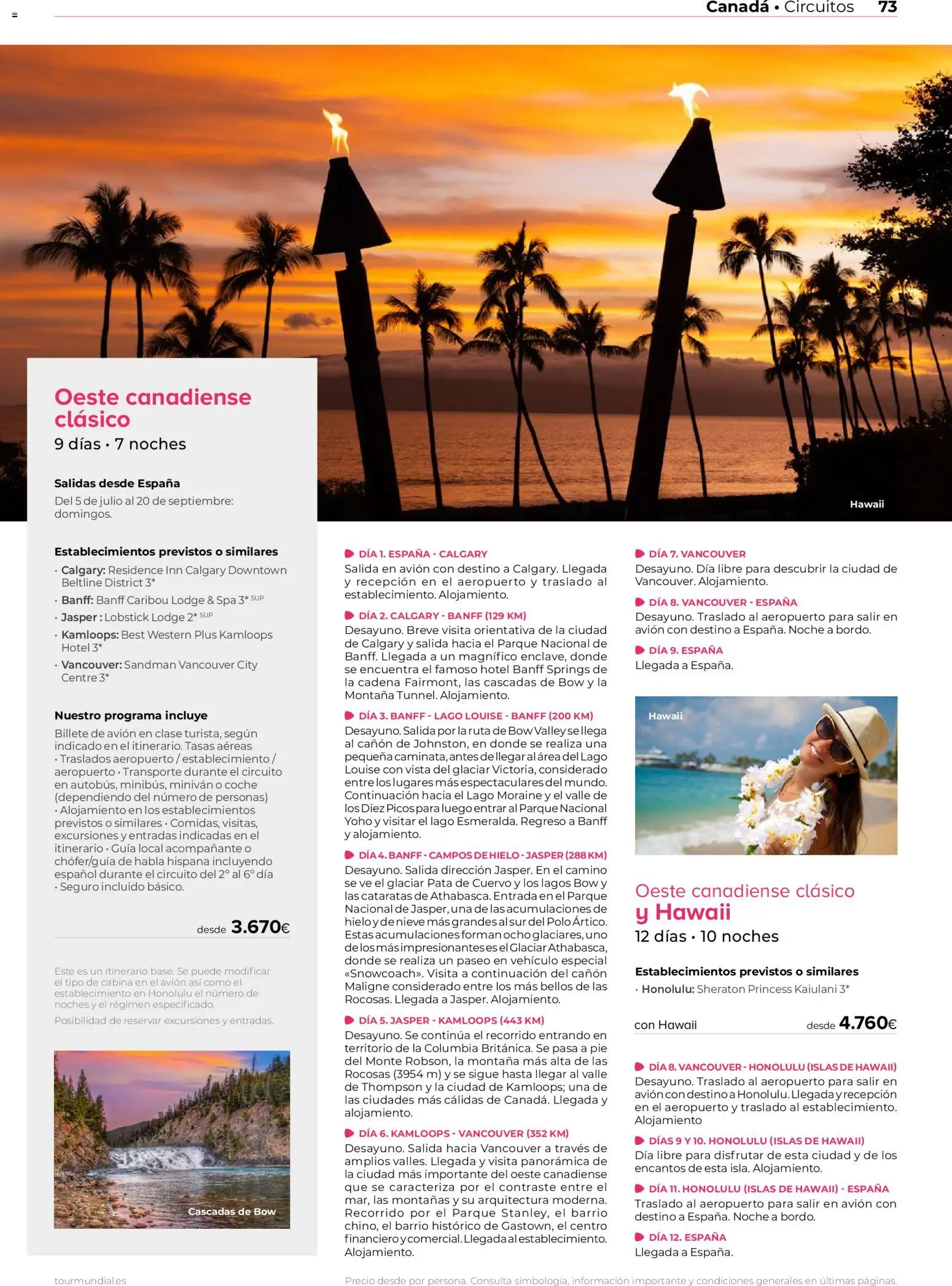 Viajes El Corte Inglés Norteamérica y Caribe │ válido desde el 01.01.2026 | Página: 73