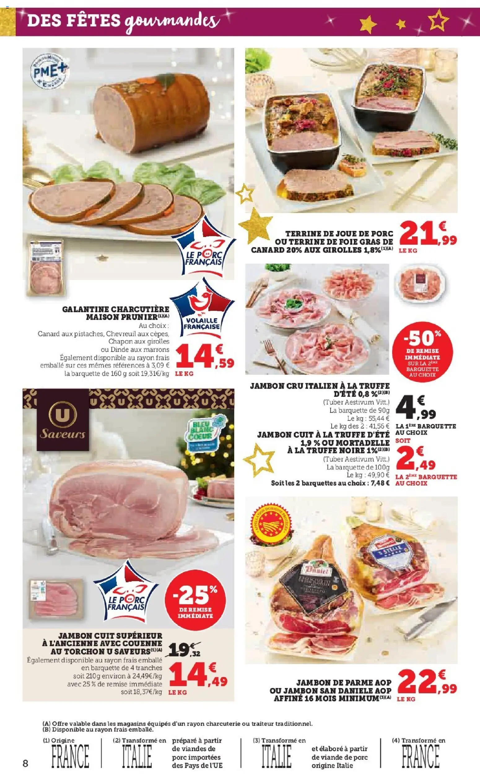 {H1} | Page: 8 | Produits: Viande de porc, Torchon, Volaille, Joue de porc