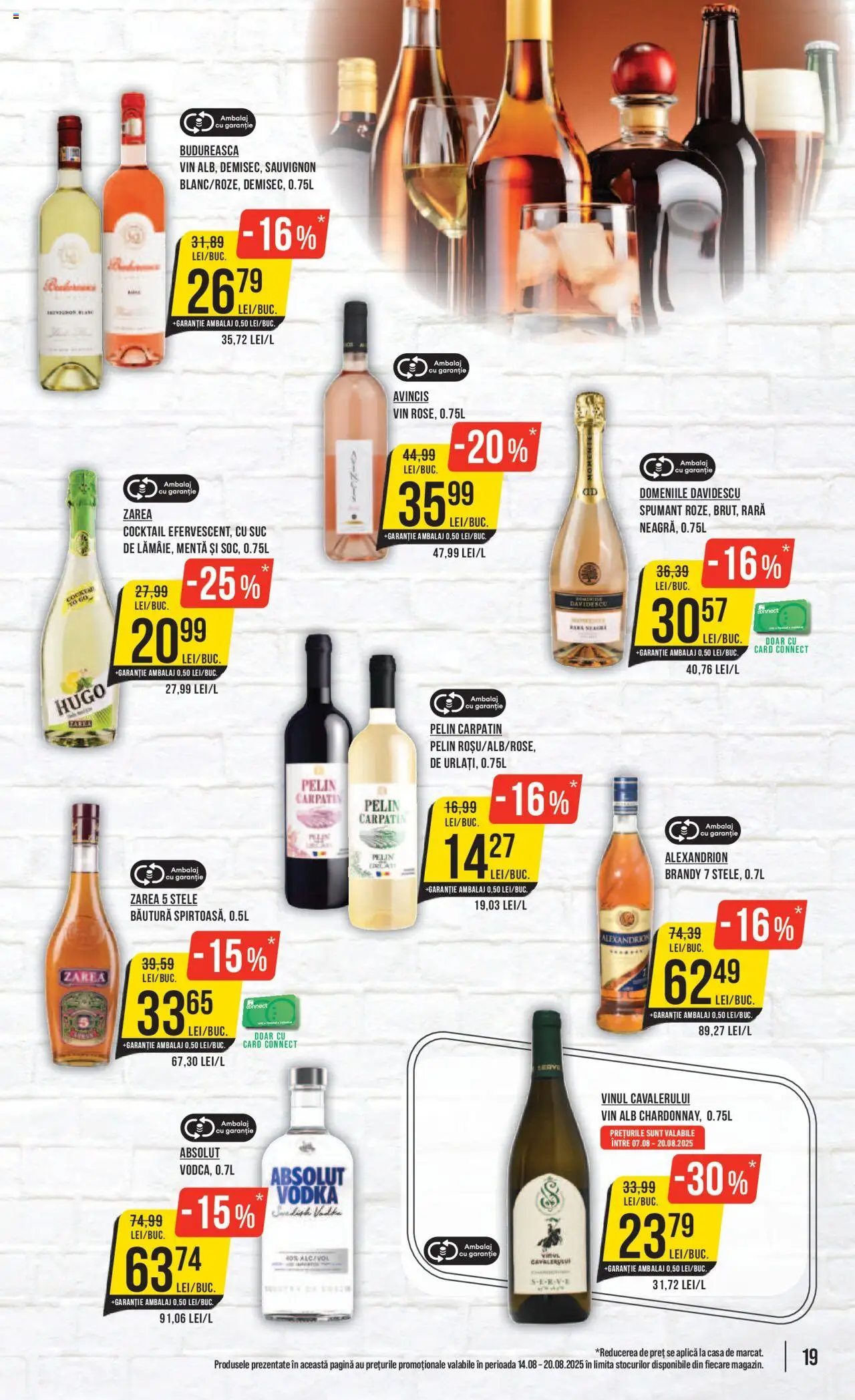 Catalog Mega Image – valabil de la 14.08.2025 | Pagină: 19 | Produse: Suc, Vin, Cocktail, Vodka