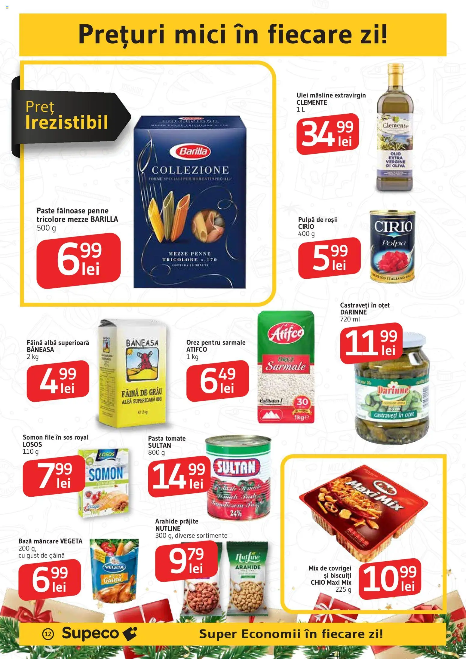 Noul catalog Supeco – valabil de la 11.12.2025 | Pagină: 12 | Produse: Mici, Măsline, Covrigei, Orez