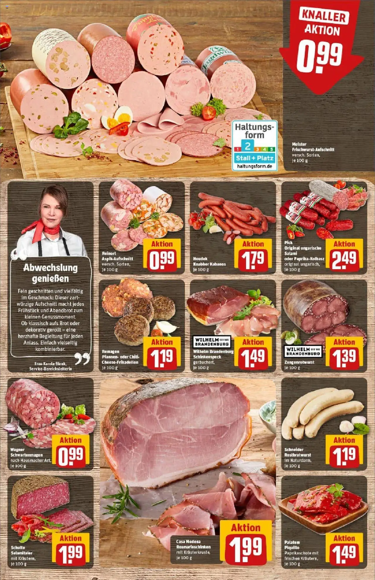 Rewe prospekt Zell Unter Aichelberg	 - gültig ab dem 20.07.2025 | Seite: 12 | Produkte: Brot, Salami