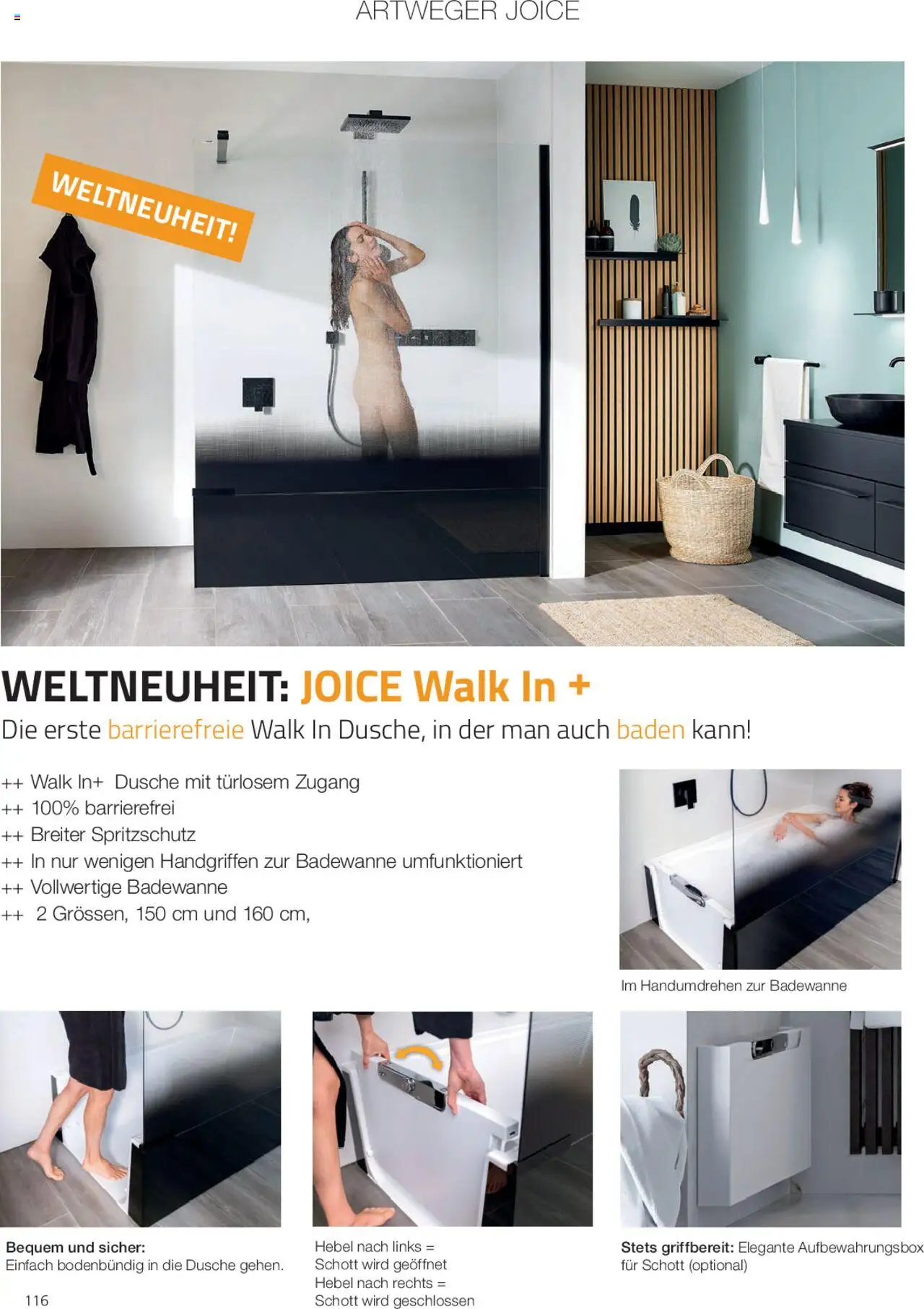 Fust Badezimmermagazin ab 05.05.2025 | Seite: 116 | Produkte: Dusche