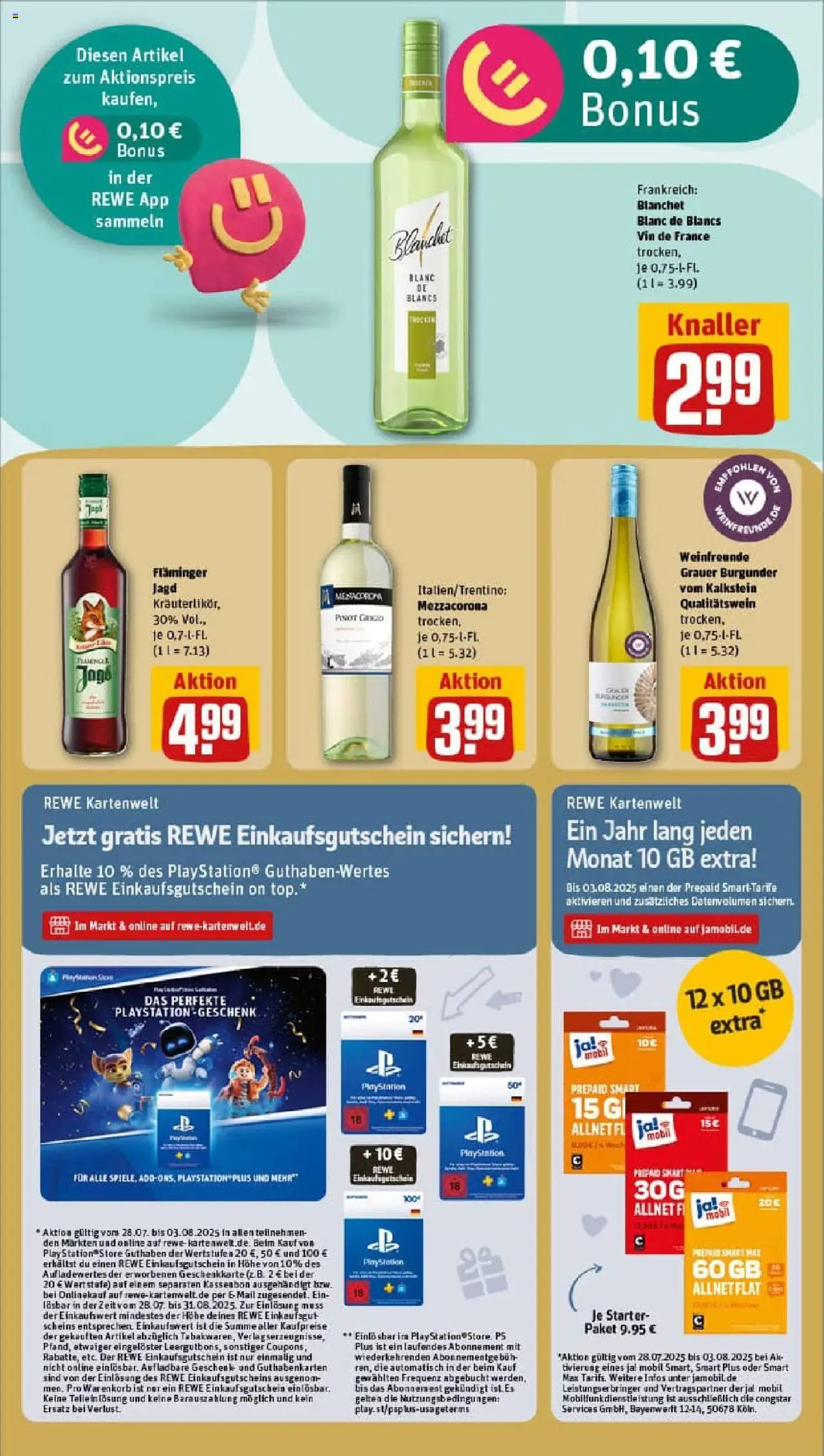 Rewe prospekt Berlin / Französisch Buchholz	 - gültig ab dem 27.07.2025 | Seite: 19 | Produkte: Top, Playstation