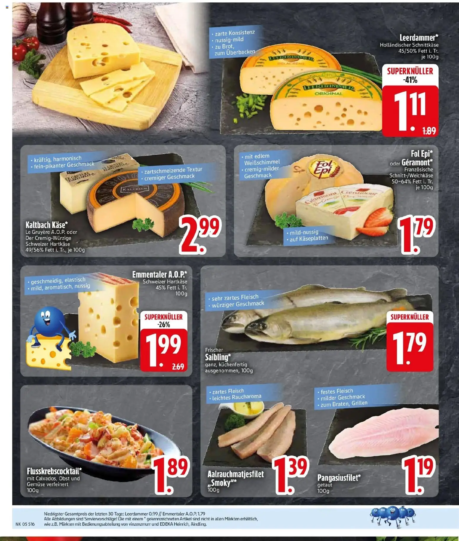 Edeka prospekt Altomünster	 (ab 26.01.2026) » Angebote Online | Seite: 18 | Produkte: Leerdammer, Gemüse, Obst, Fleisch