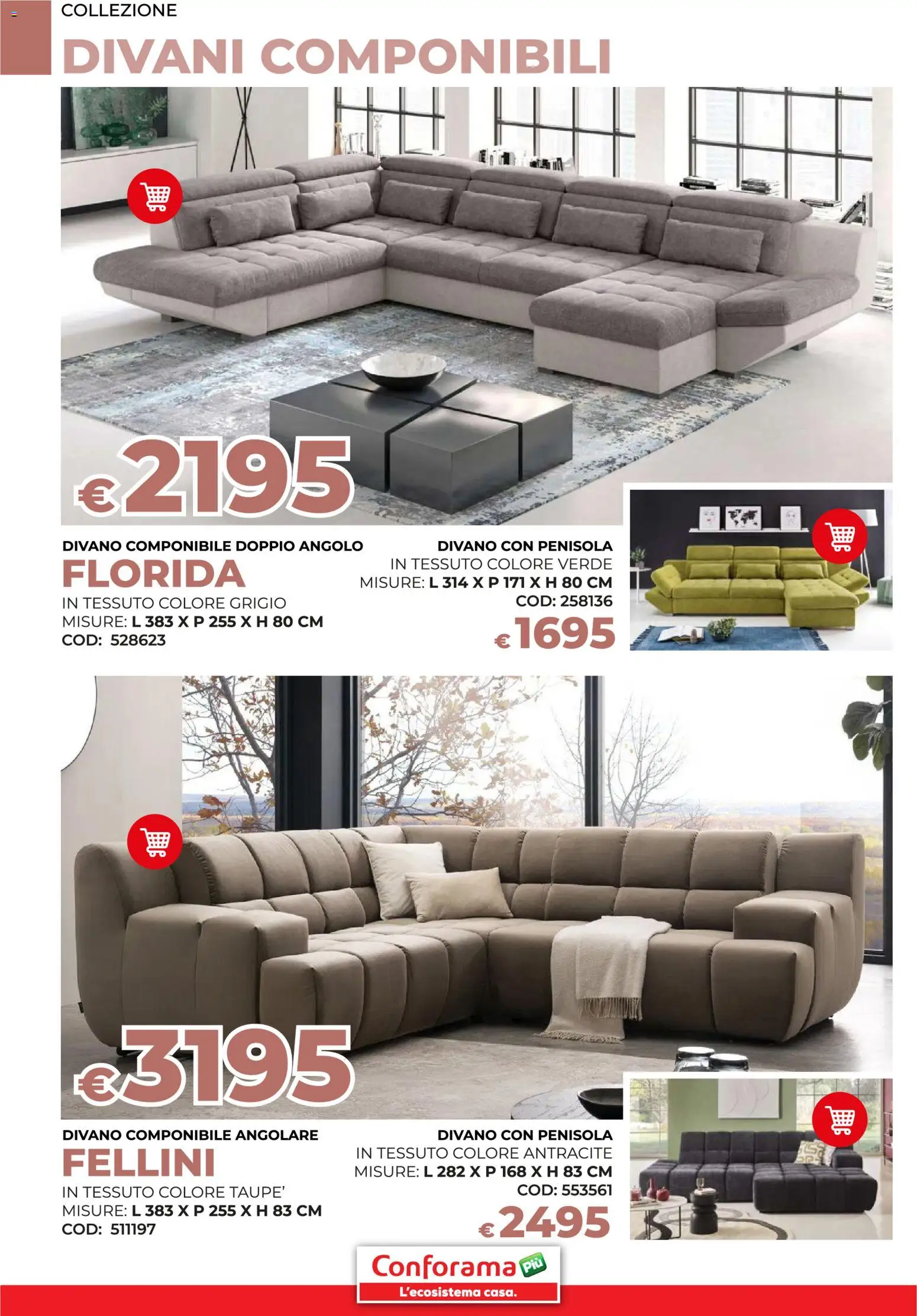Volantino Conforama del 11.02.2026 | Pagina: 36 | Prodotti: Divano