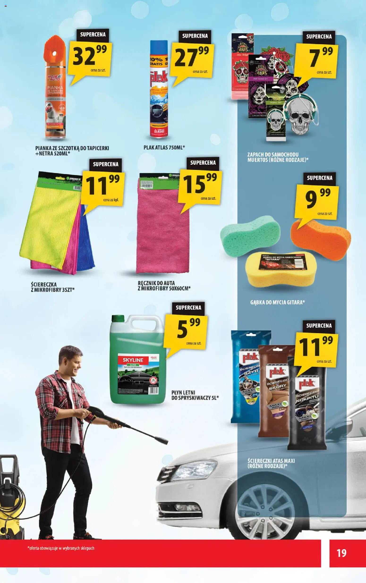 Arhelan gazetka od 08.04.2026 | Strona: 19 | Produkty: Zapach, Szczotka, Gąbka, Fresco