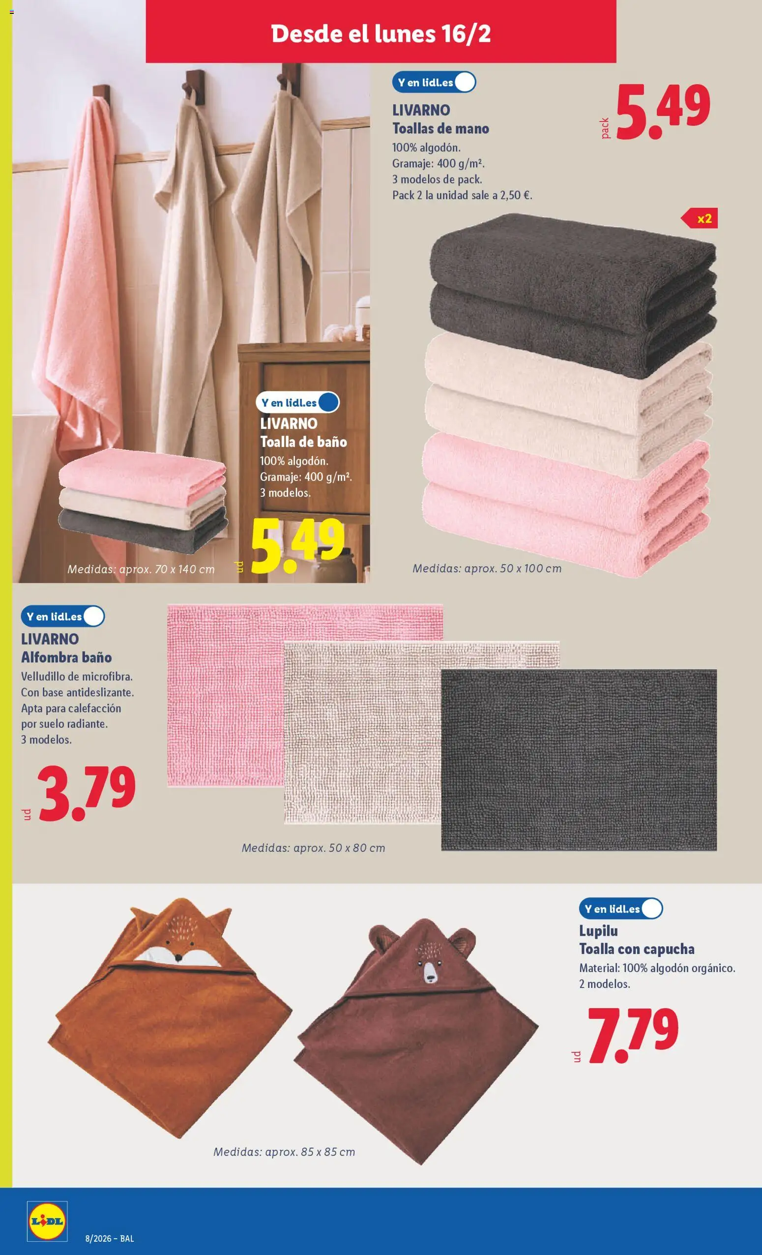 Lidl folleto de bazar │ válido desde el 16.02.2026 | Página: 14