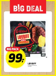 Forhåndsvisning av Bunnpris Big Deal gyldig fra 06.11.2025