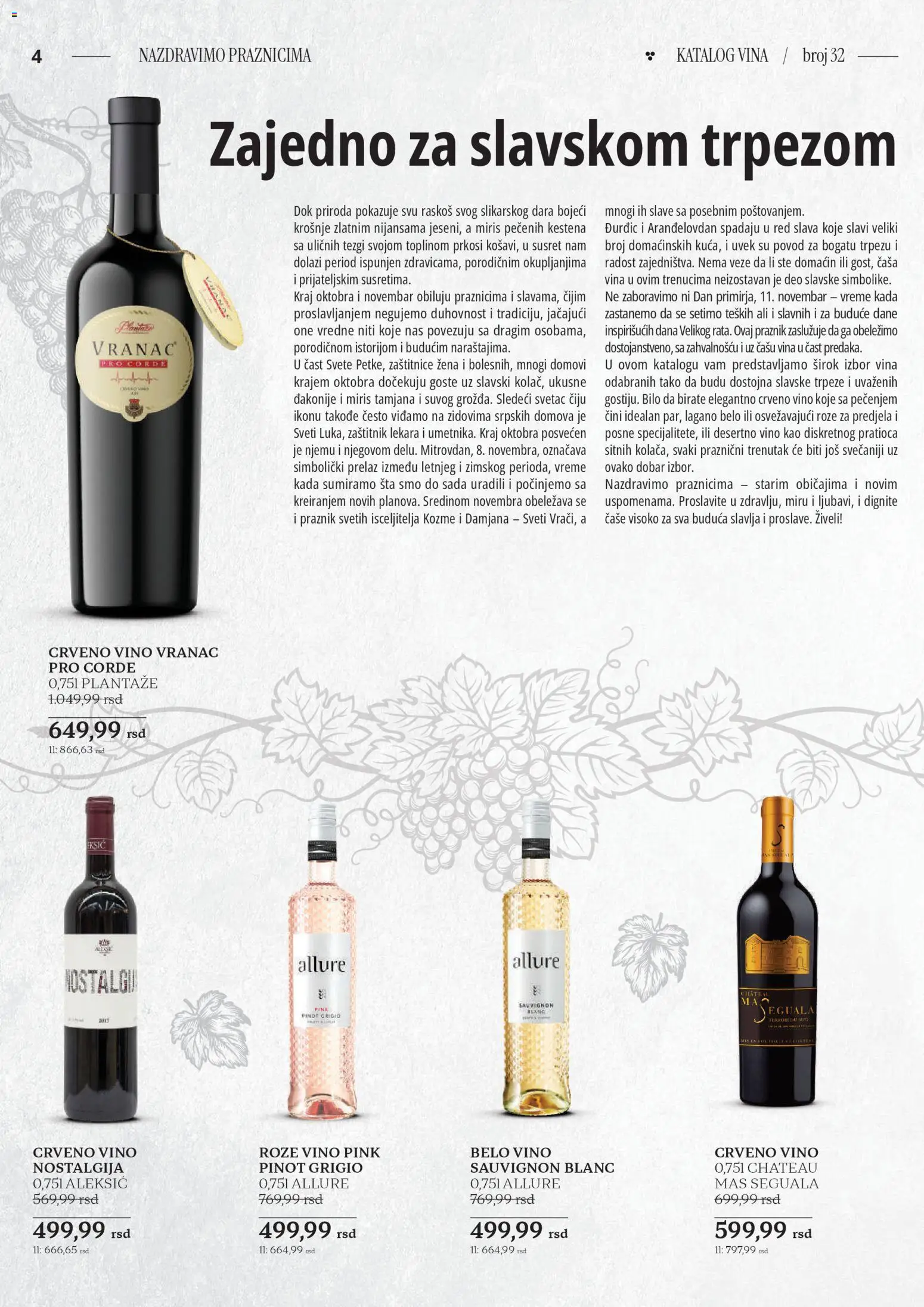 Roda katalog - važi od 23.10.2025 | Strana: 4 | Proizvode: Vranac, Miris, Belo vino, Vino