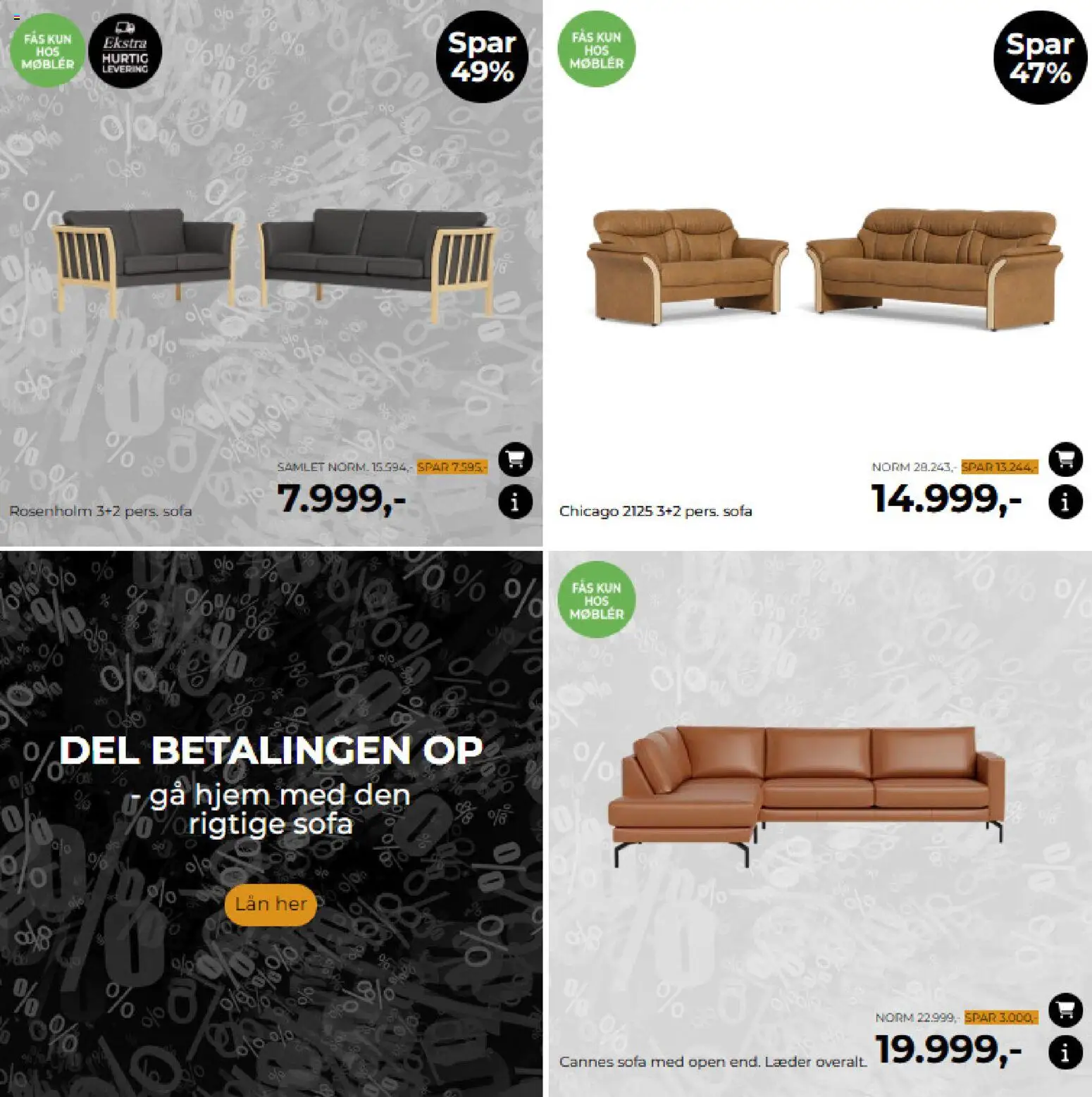 Møblér tilbudsavis – gyldig fra 31.10.2025 | Side: 8 | Produkter: Sofa