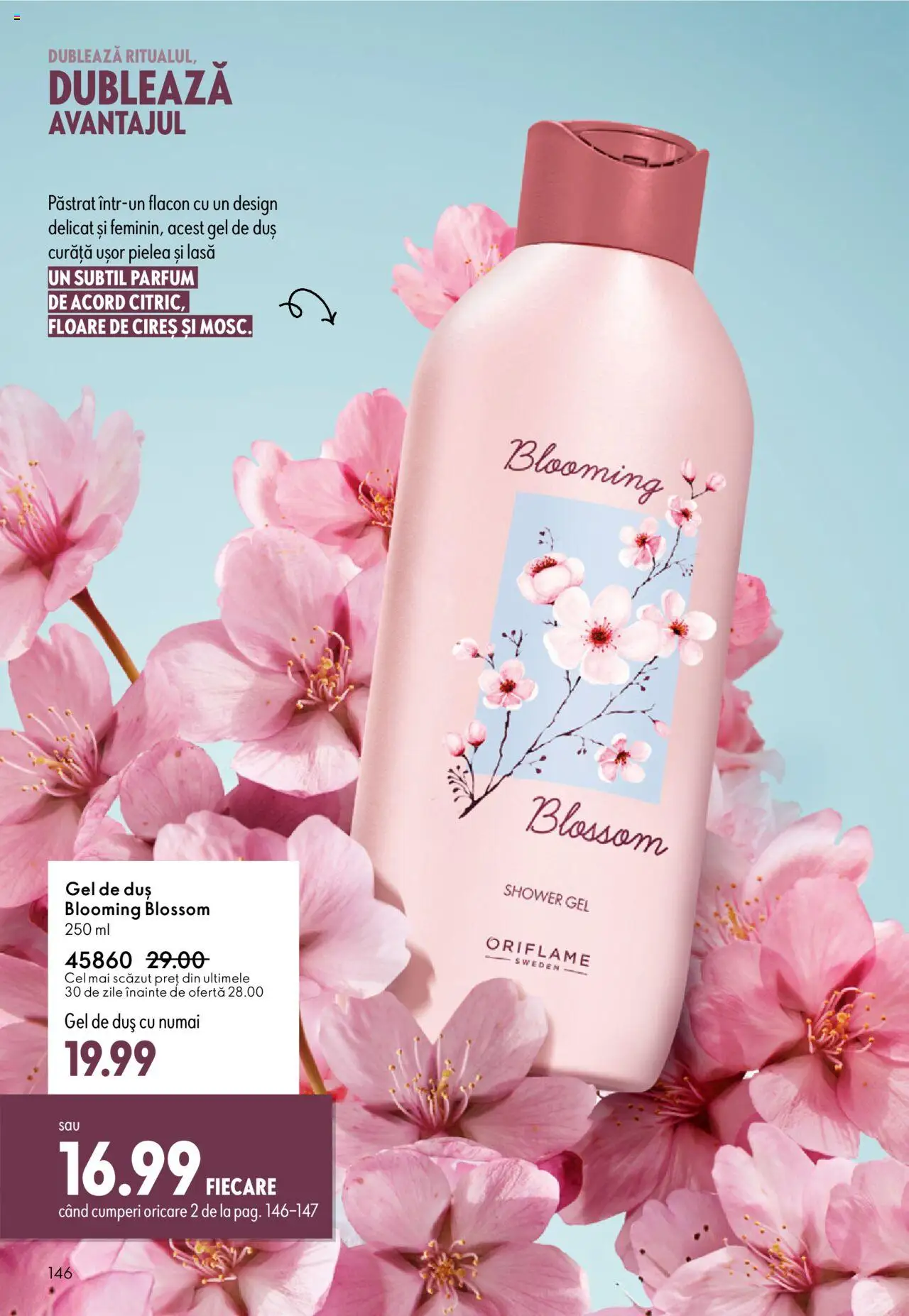 Noul catalog Oriflame – valabil de la 01.10.2025 | Pagină: 146 | Produse: Duș, Parfum, Gel de duș
