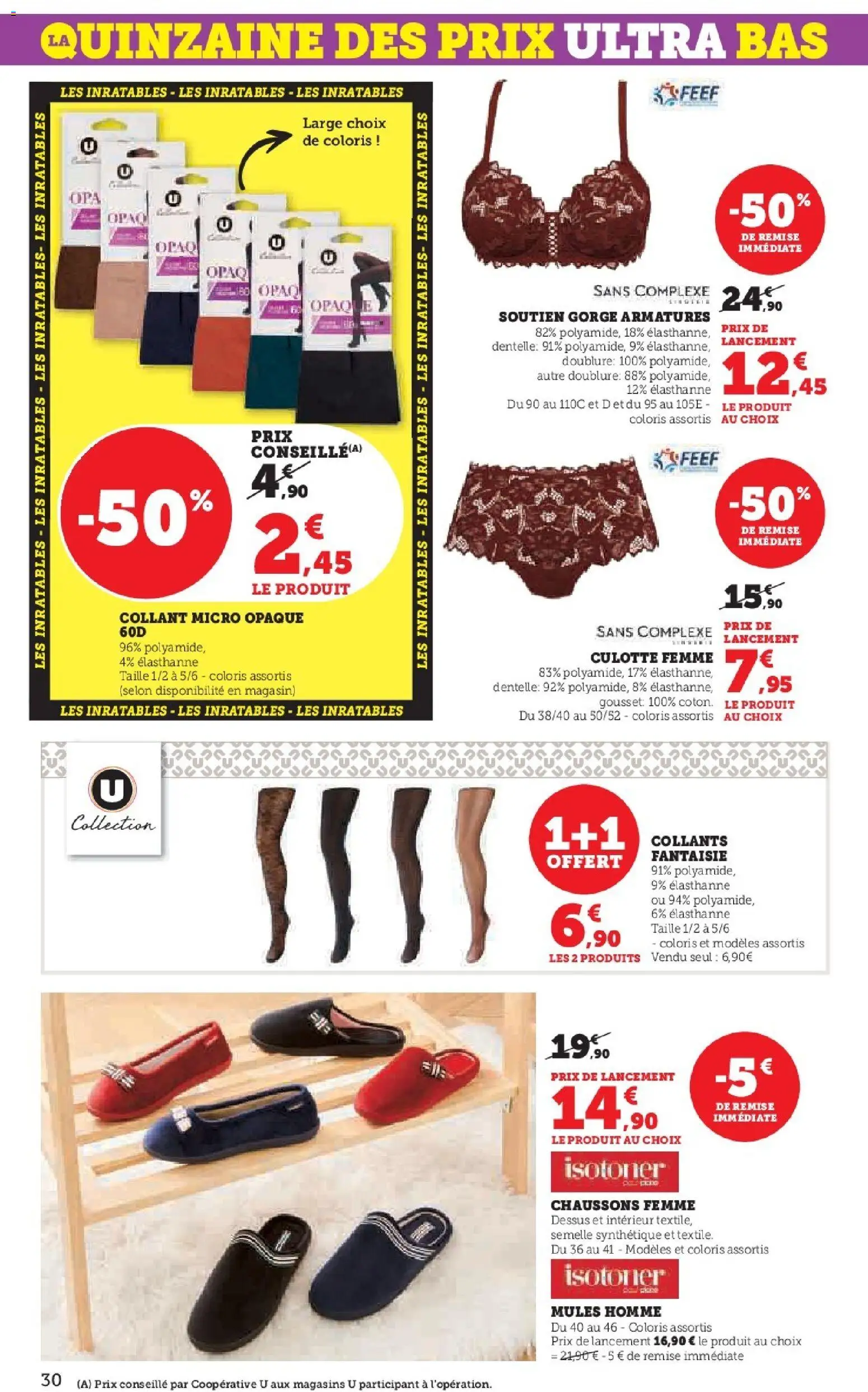 {H1} | Page: 30 | Produits: Collants, Culotte, Chaussons