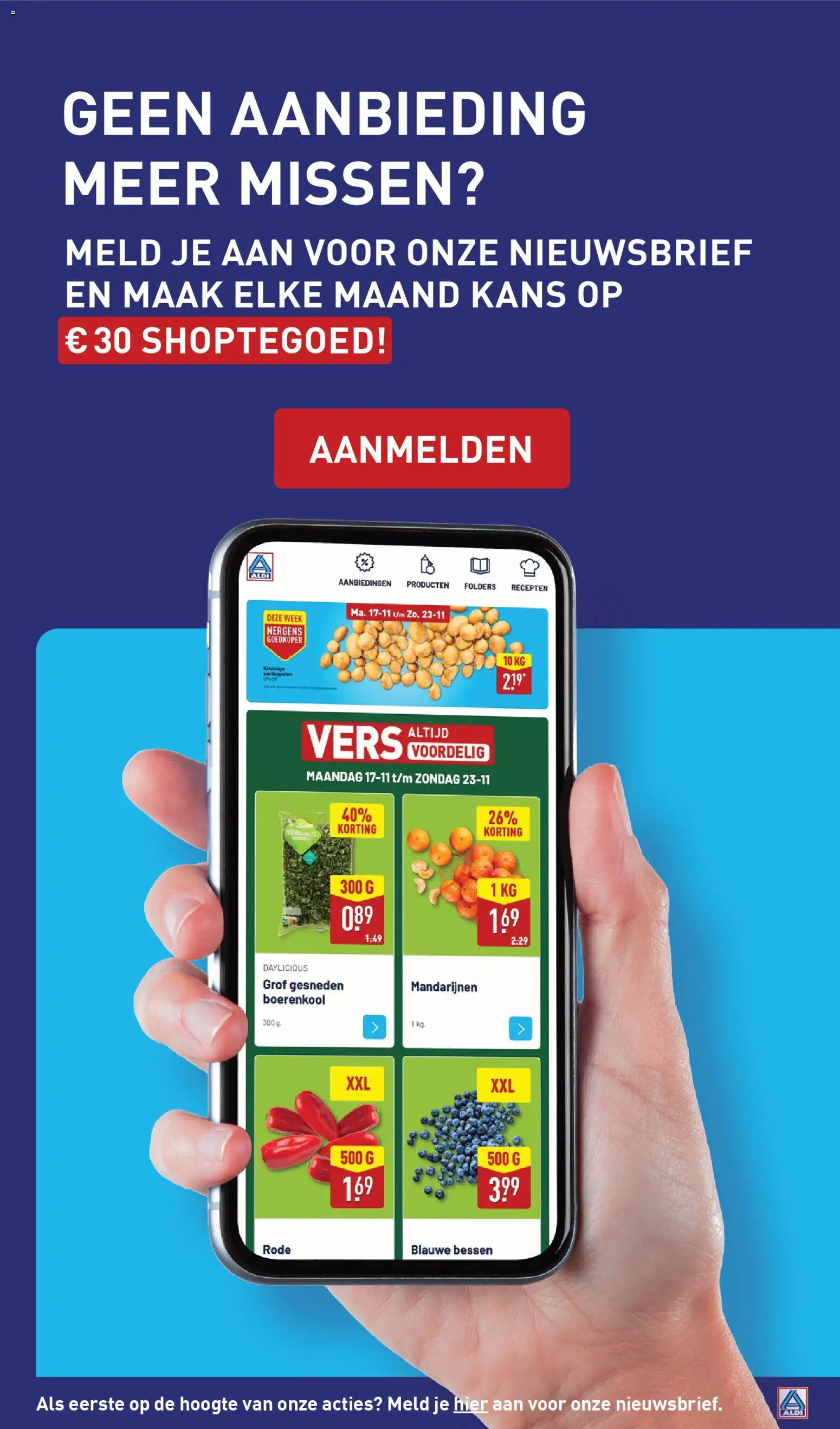 {H1} | Pagina: 18 | Producten: Folders, Boerenkool, Mandarijnen