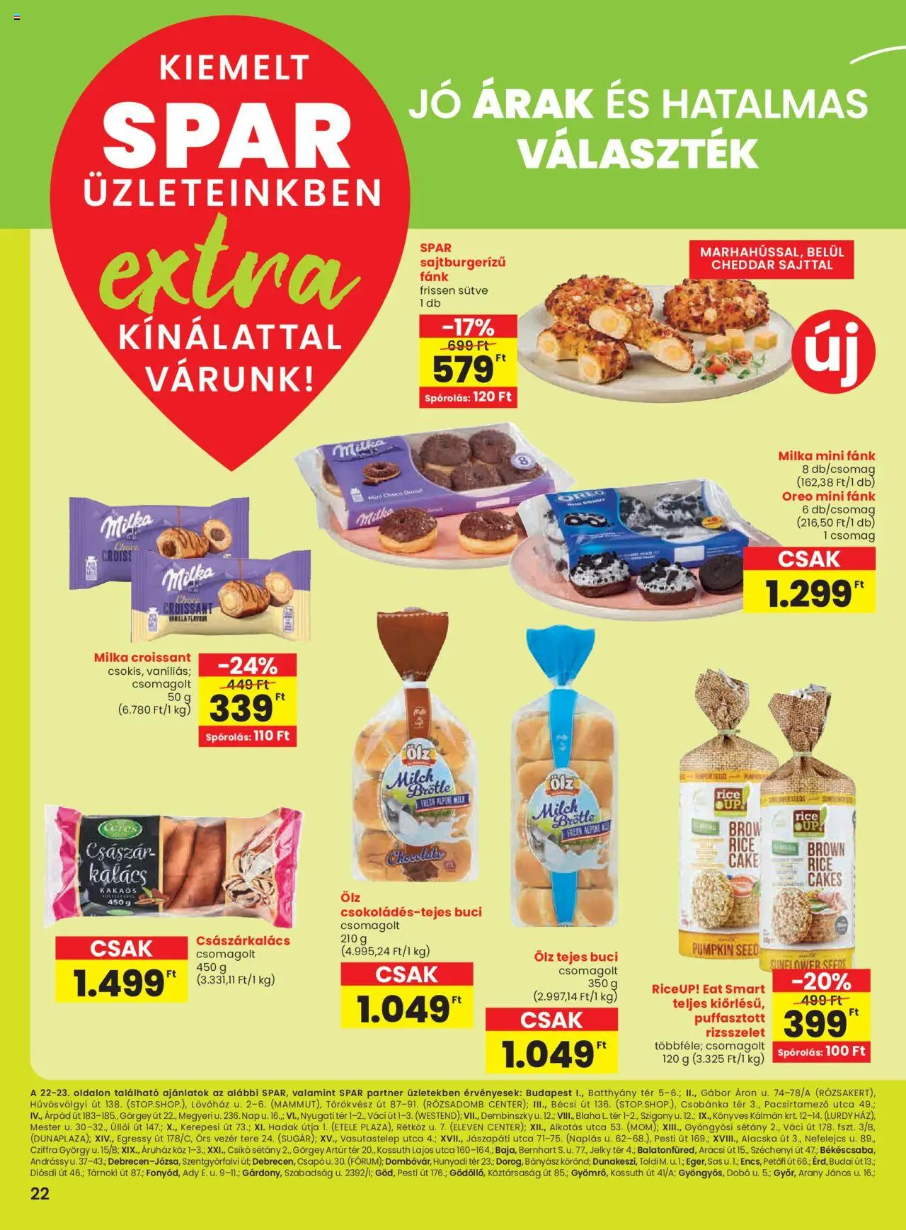 Spar akciós ujság - amely érvényes a következő dátumtól: 28.08.2025 | Oldal: 3 | Termékek: Croissant, Fánk, Kalács, Cheddar