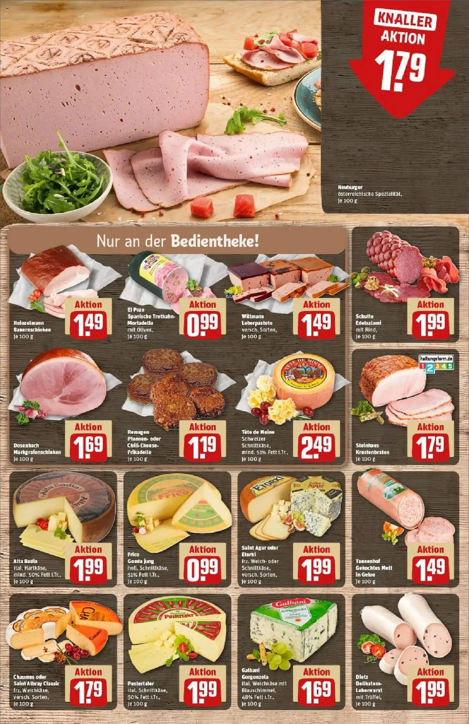 Rewe prospekt Deizisau	 – gültig ab 22.12.2025 | Seite: 9 | Produkte: Gouda, Krustenbraten, Chili, Salami