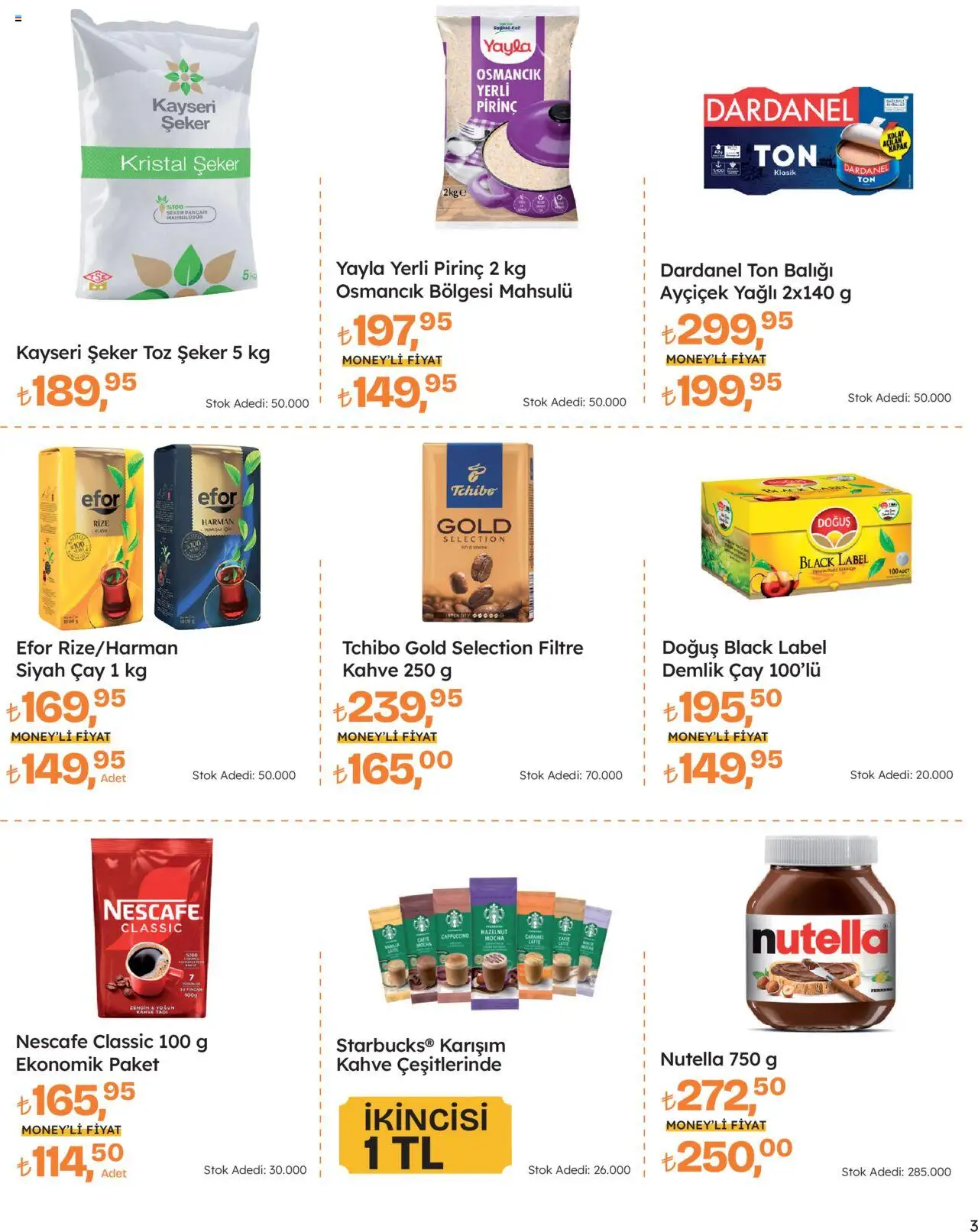 Migros Katalog - Migros Jet Dijital - 21.08.2025 tarihinden itibaren geçerlidir | Sayfa: 3 | Ürünler: Kahve, Şeker, Toz şeker, Demlik