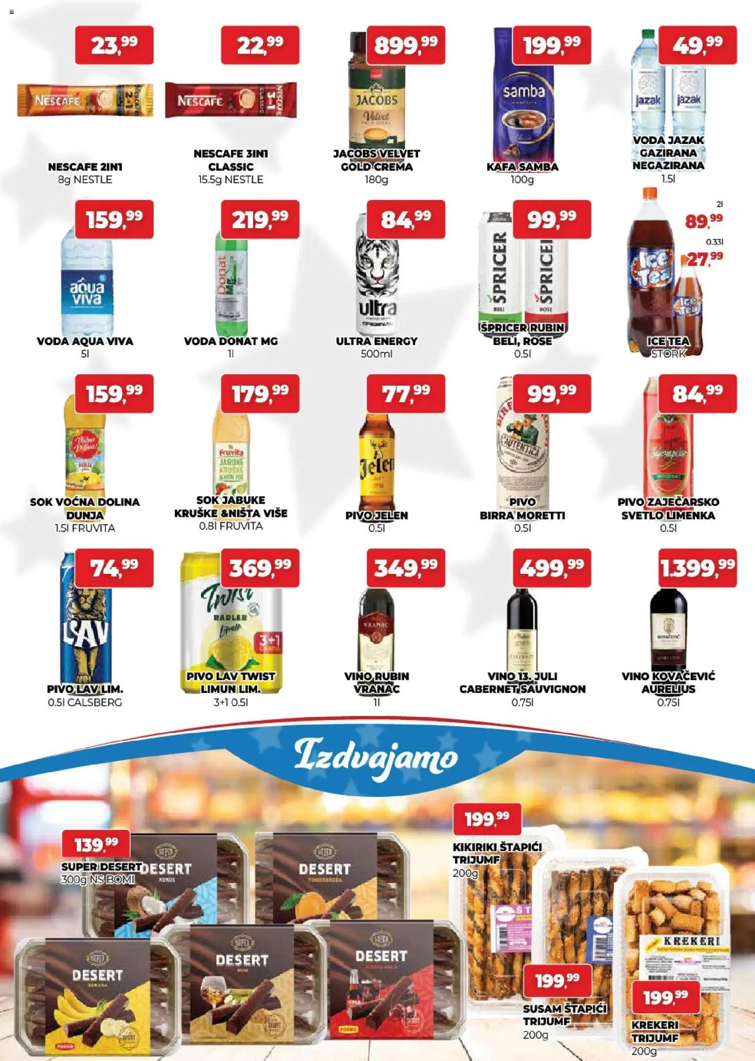 Plus Cash & Carry katalog - važi od 13.03.2026 | Strana: 3 | Proizvode: Cabernet Sauvignon, Zaječarsko pivo, Voda, Kikiriki