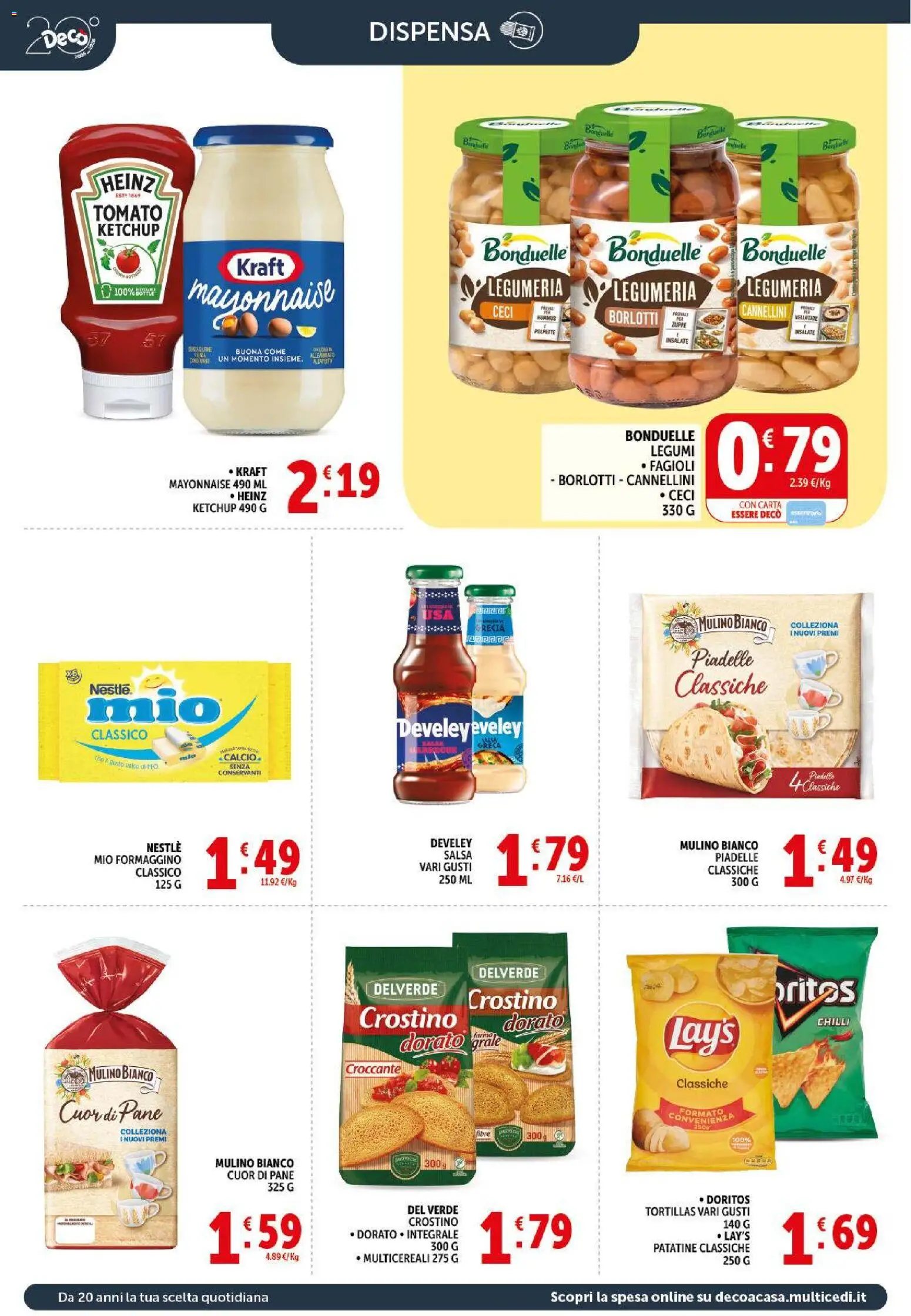 Volantino Decò del 17.03.2026 | Pagina: 14 | Prodotti: Patatine, Salsa, Tortillas, Polpette