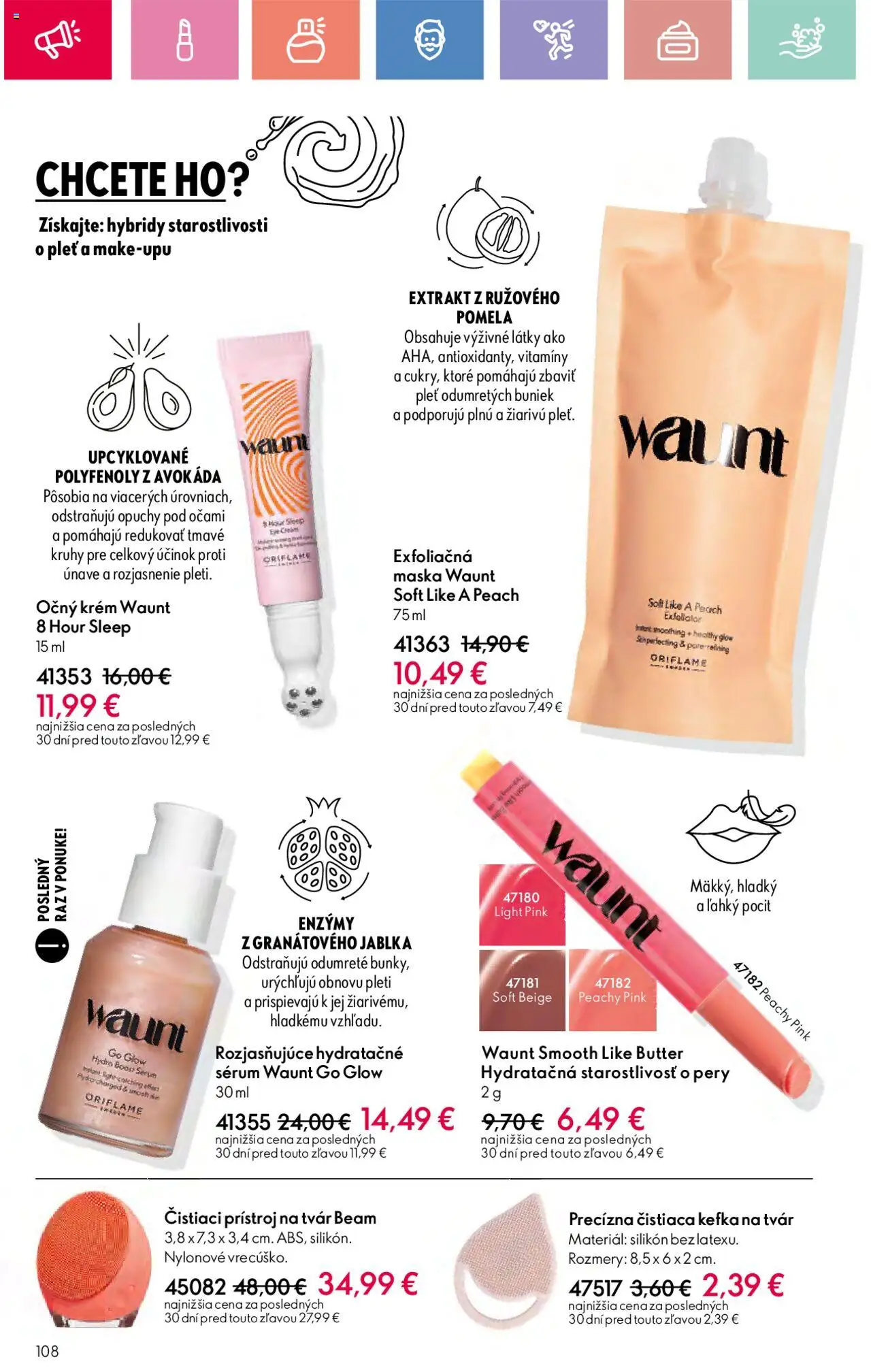 Katalóg Oriflame 10 2025 │ platný od 06.07.2025 | Strana: 108 | Produkty: Jablká, Maska, Krém