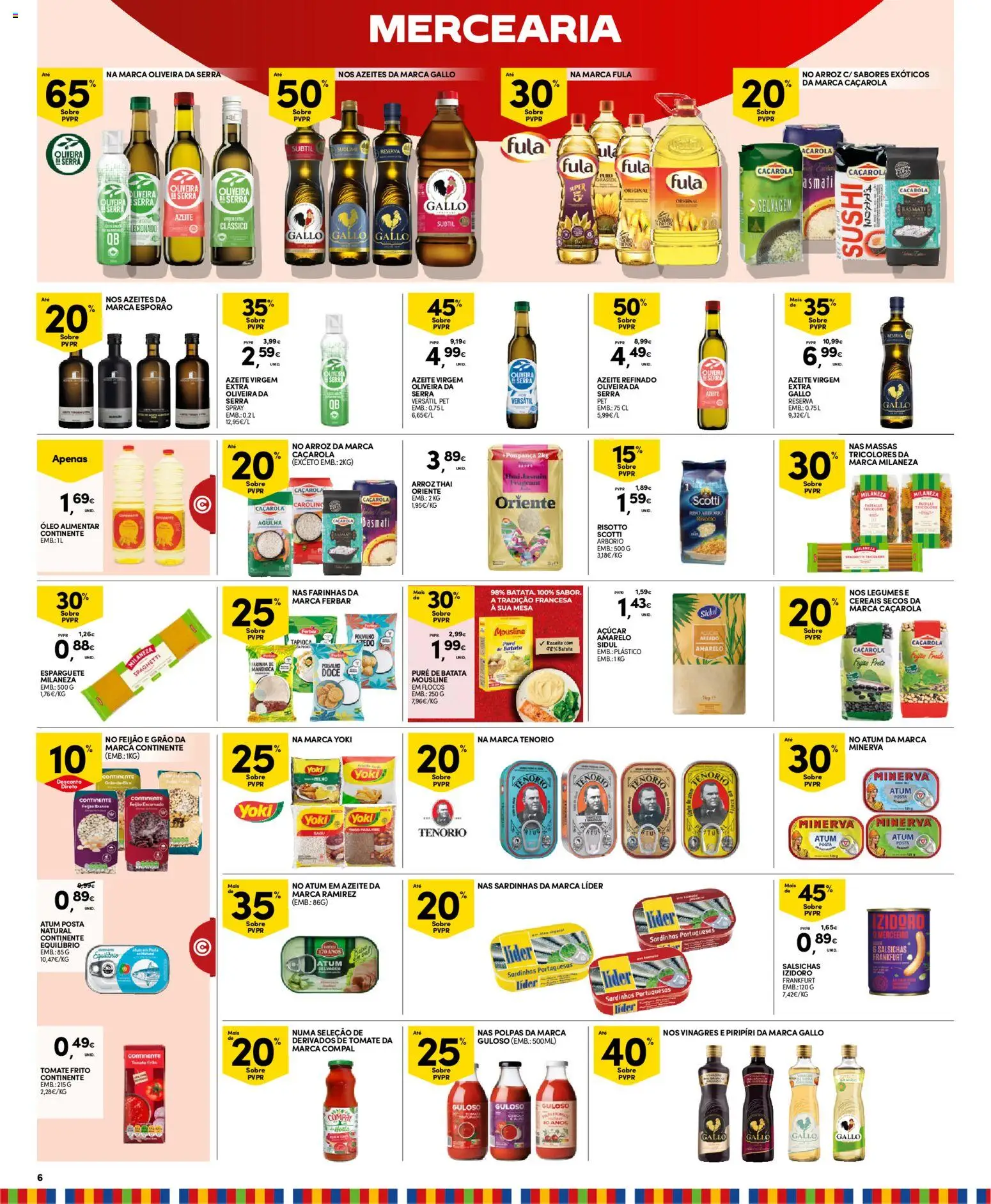 Continente Madeira │ válido de 07.04.2026 | Página: 6 | Produtos: Batata, Sardinhas, Açúcar, Flocos