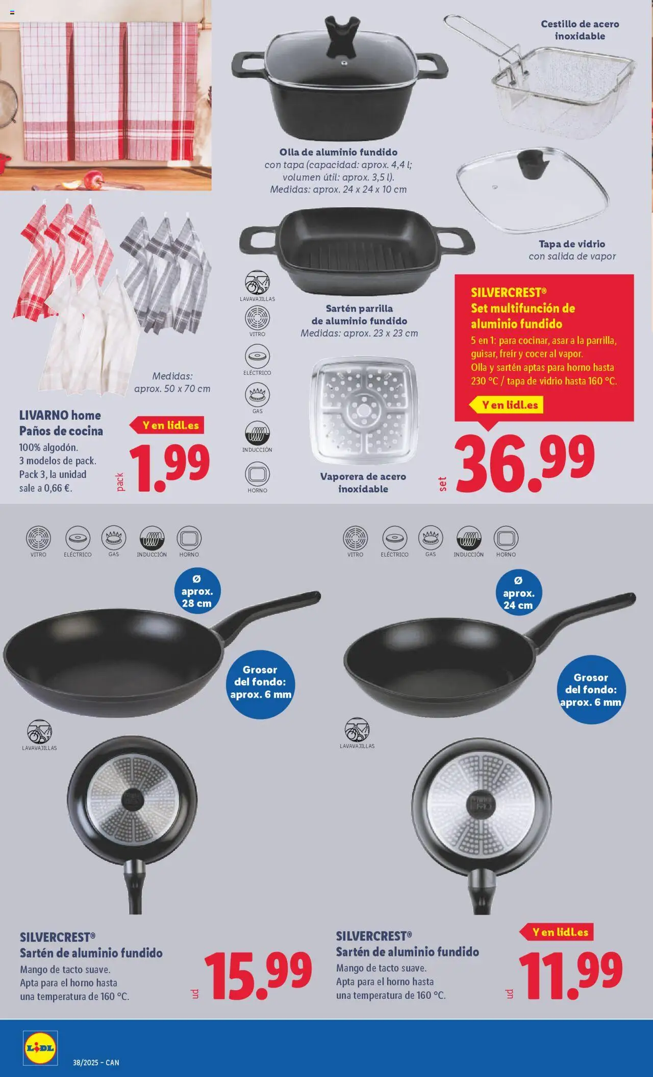 Lidl - Canarias │ válido desde el 15.09.2025 | Página: 6 | Productos: El horno, Pan, Cocina, Parrilla