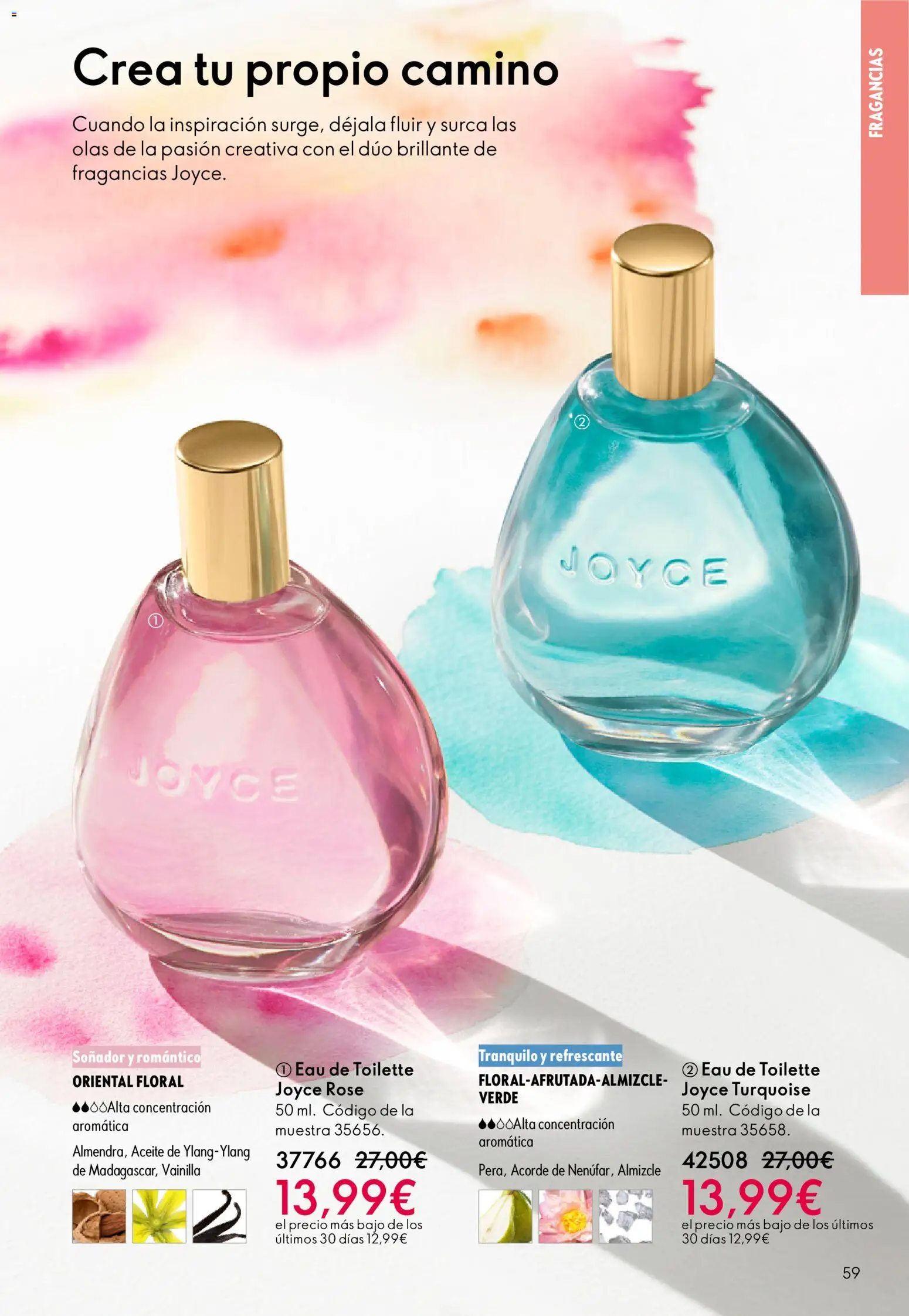 Oriflame - Catálogo Campaña 2 │ válido desde el 28.01.2026 | Página: 59 | Productos: Eau de toilette, Aceite