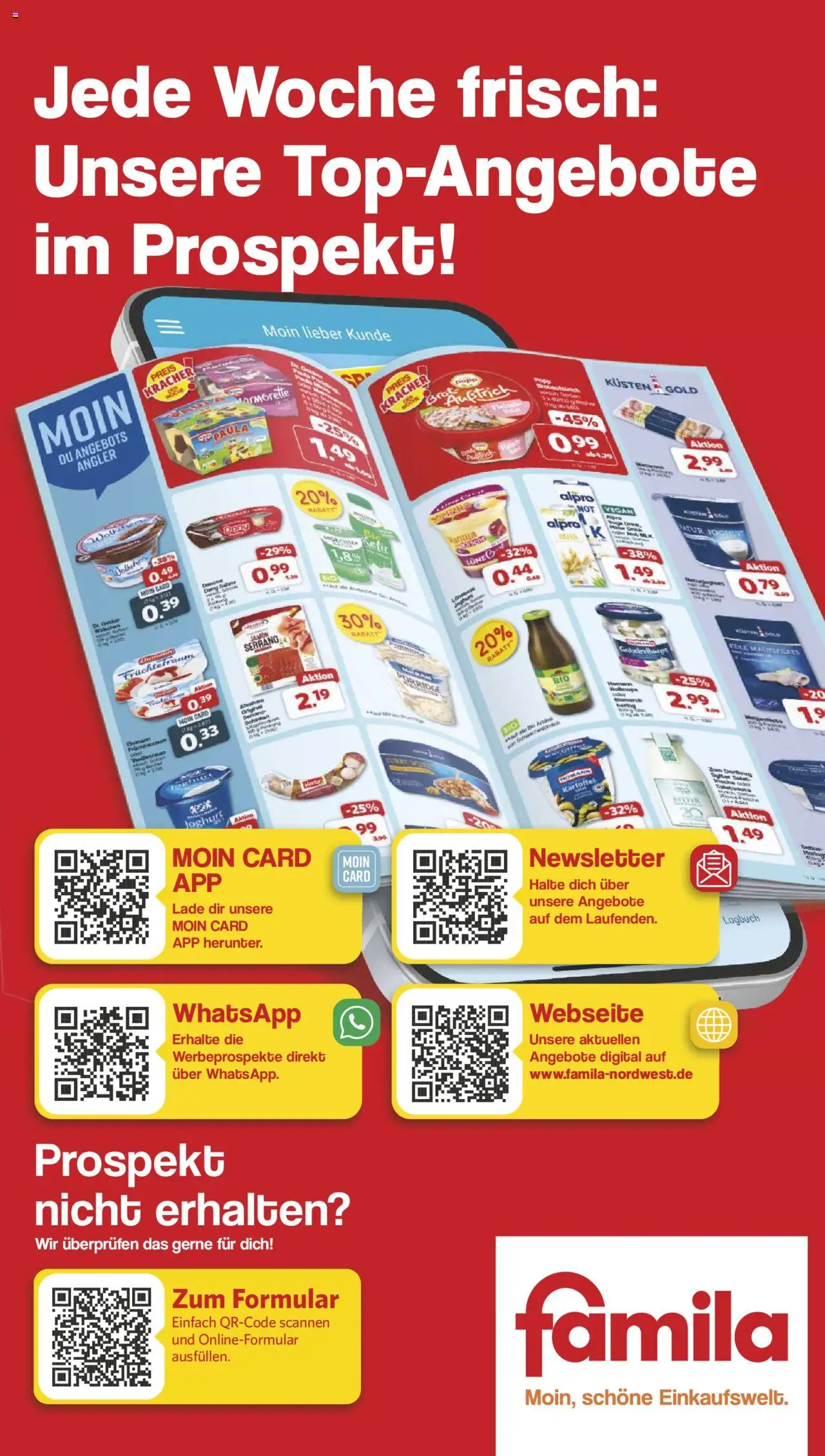 Famila Nordwest Markt - Angebote - gültig ab dem 01.09.2025 | Seite: 43 | Produkte: Joghurt, Alpro, Sahne