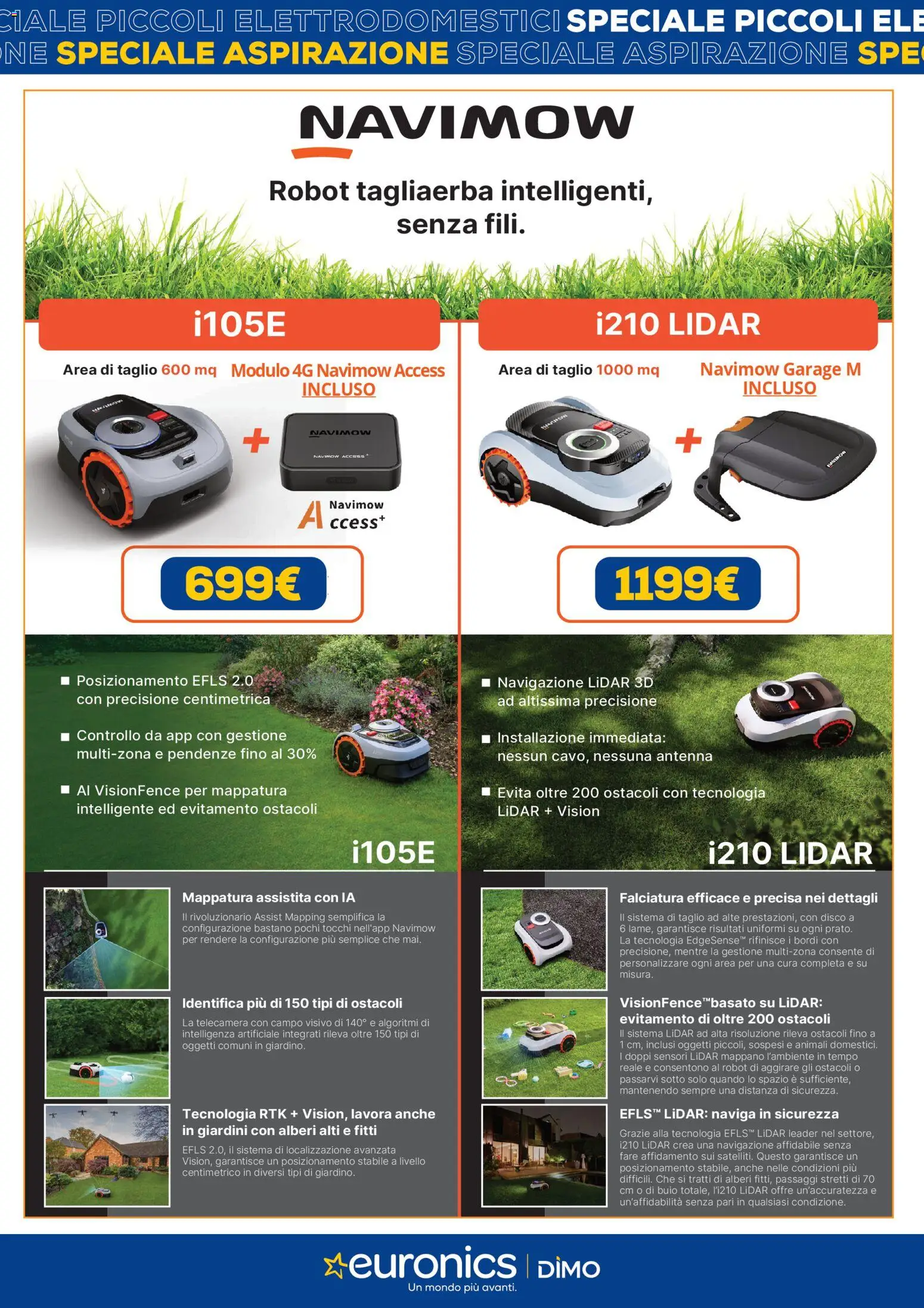 Volantino Euronics del 06.04.2026 | Pagina: 19 | Prodotti: Disco, Robot, Navigazione