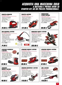 Anteprima del volantino Volantino Einhell	 valido a partire dal 02.02.2026 | Pagina: 15 | Prodotti: Borsone, Sega, Smerigliatrice, Batteria