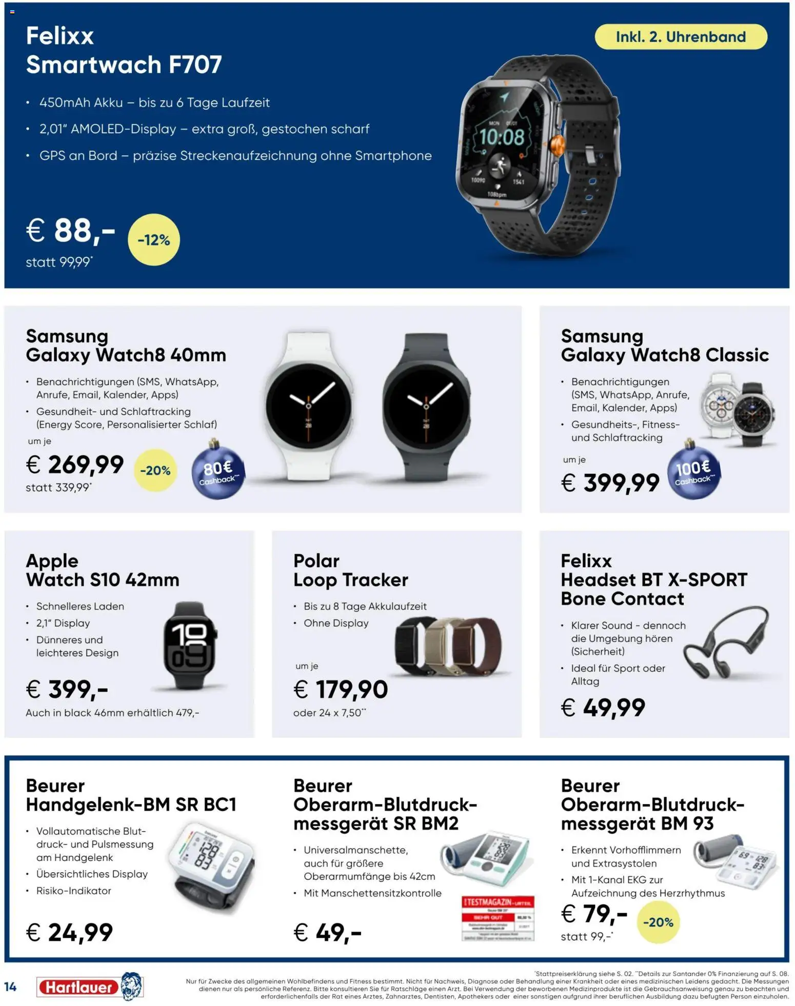 Hartlauer Angebote gültig ab 01.12.2025 | Seite: 14 | Produkte: Smartphone, Apple, Samsung