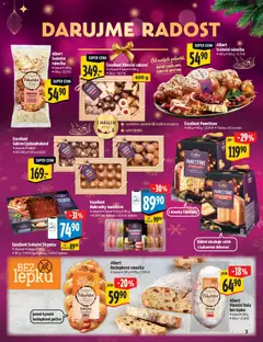 Náhled letáku Albert katalog - Hypermarket - Delikatesy od 03.12.2025 | Strana: 3 | Produkty: Makronky, Bezlepkové pečivo, Panettone, Sáček