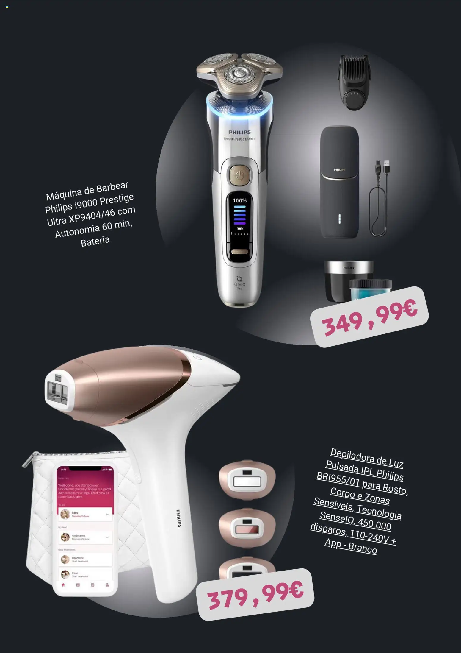 El Corte Ingles Black Friday │ válido de 31.10.2025 | Página: 5 | Produtos: Máquina de barbear, Depiladora, Bateria