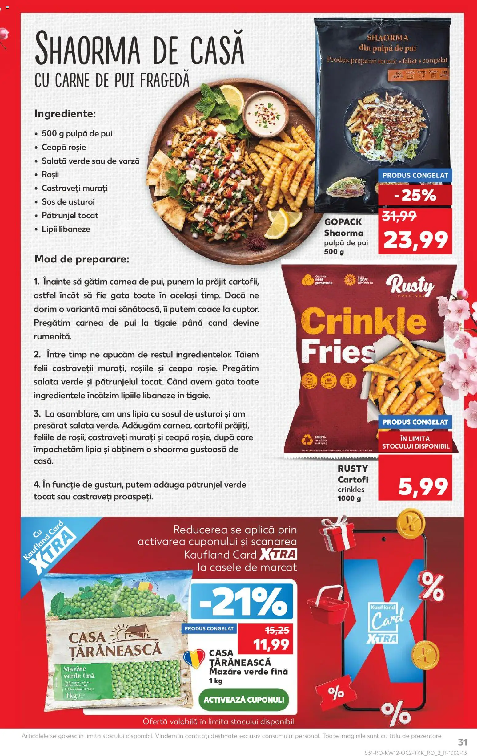 Noul catalog Kaufland – valabil de la 18.03.2026 | Pagină: 31 | Produse: Tigaie, Castraveți, Ceapă, Usturoi