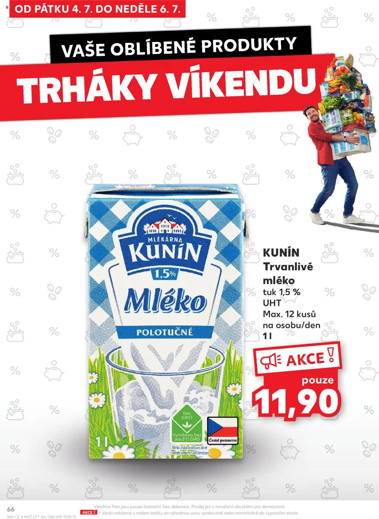 Kaufland leták od 02.07.2025 | Strana: 66 | Produkty: Mléko