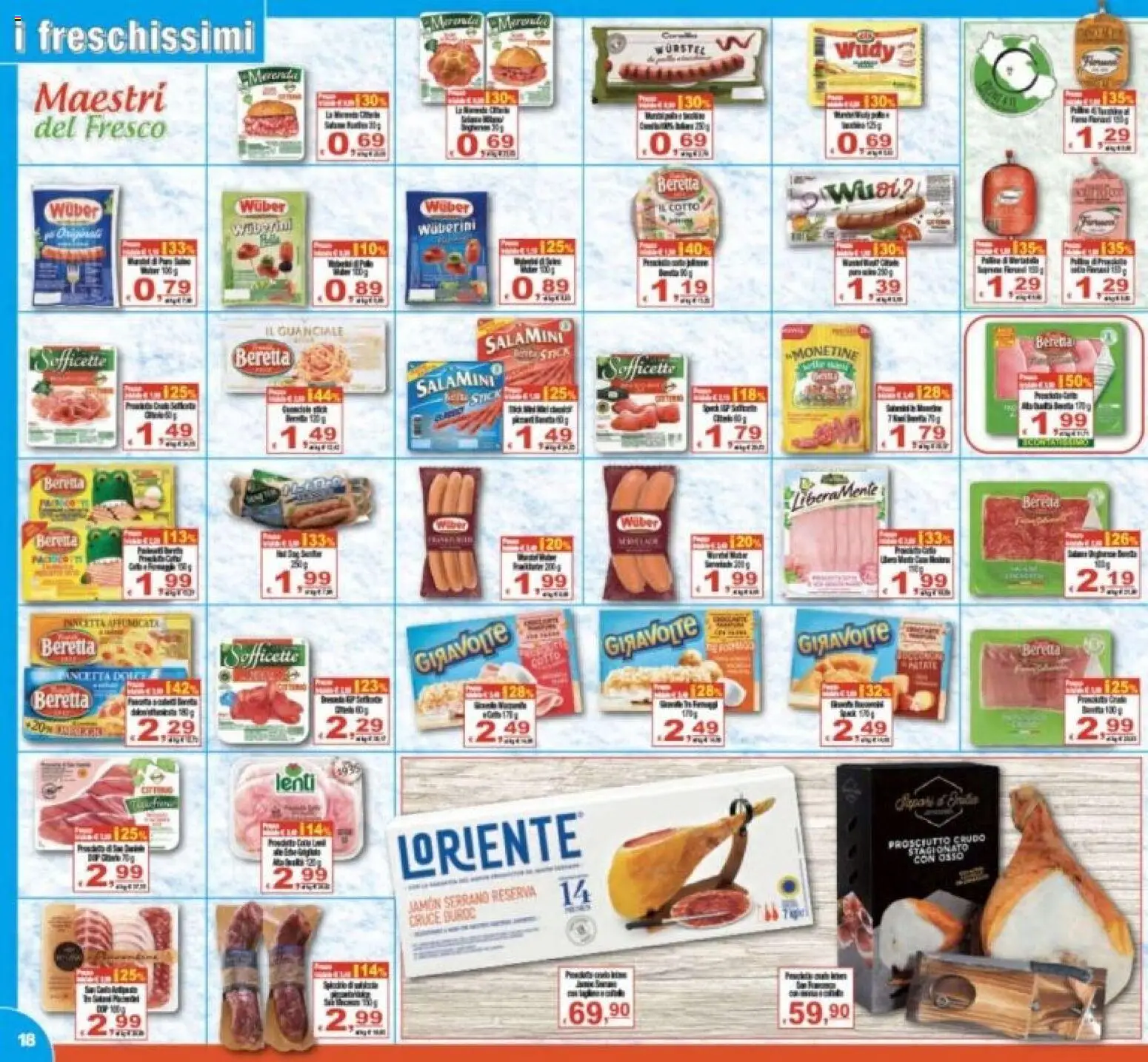 Volantino CTS del 27.03.2026 | Pagina: 18 | Prodotti: Prosciutto Crudo, Prosciutto, Guanciale