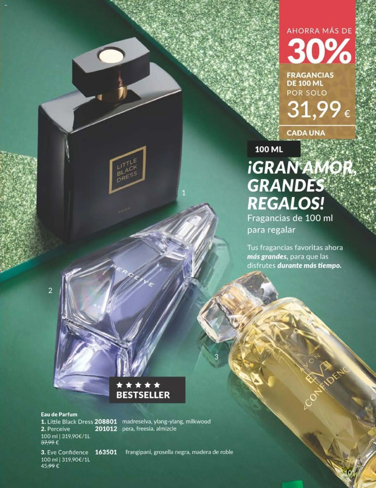Catálogo AVON campaña 11 Black Friday │ válido desde el 01.11.2025 | Página: 101 | Productos: Perfume, Eau de parfum