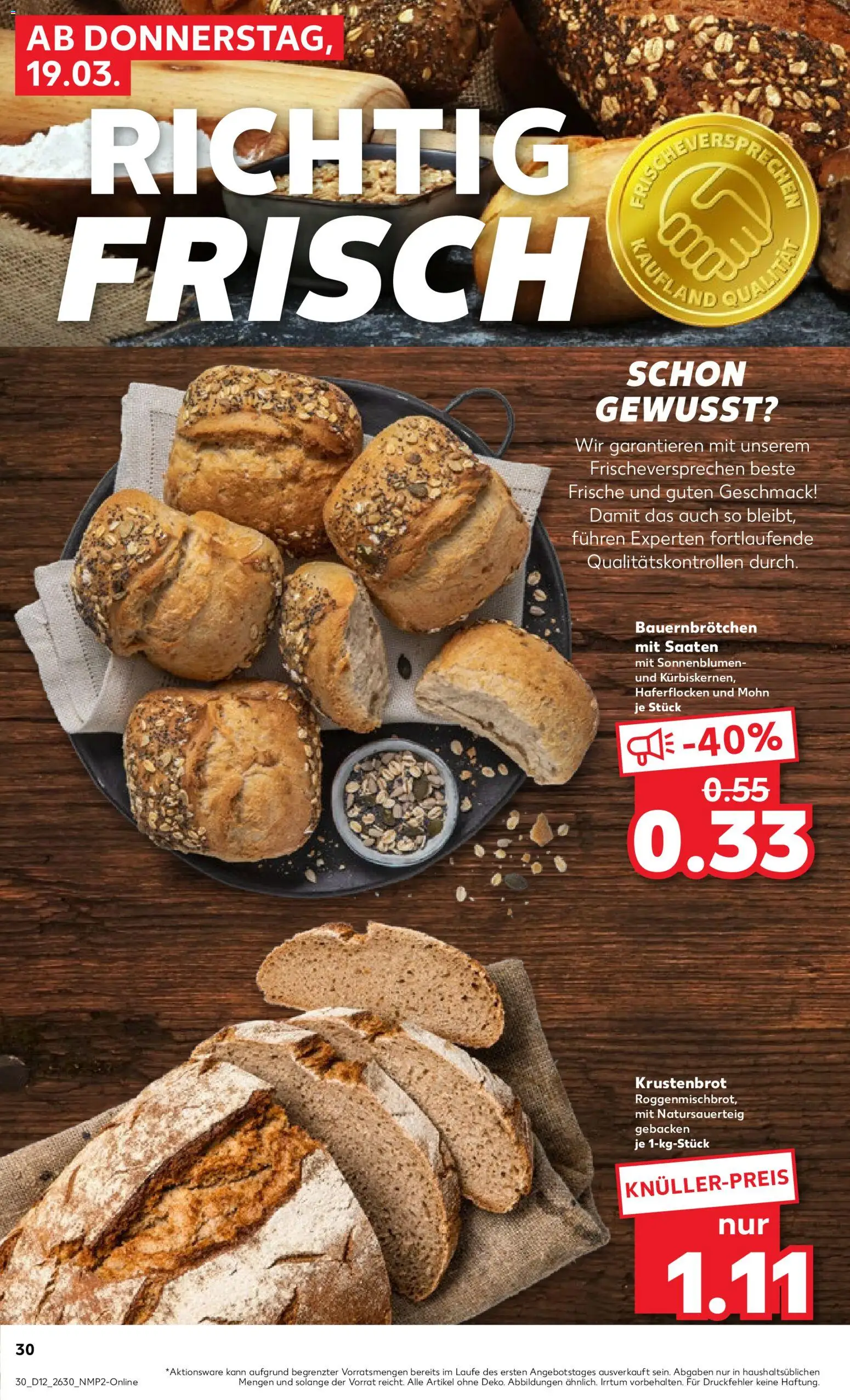 Kaufland Prospekt Rostock	 – gültig ab 19.03.2026 | Seite: 30