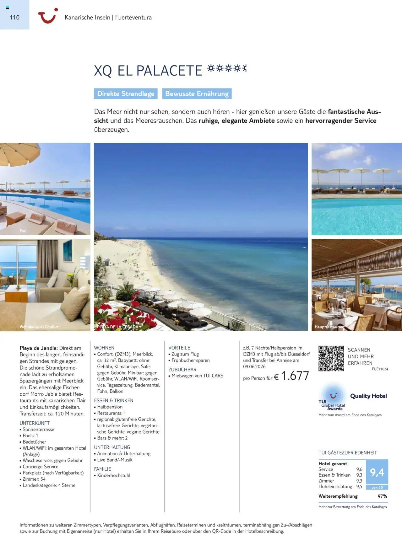 TUI Prospekt Kanaren, Kapverden & Senegal 2025/26	  – gültig ab 01.11.2025 | Seite: 110 | Produkte: Babybett