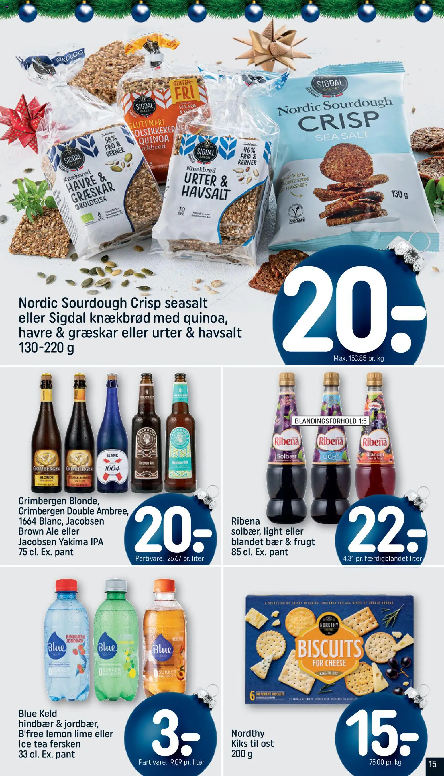 Rema 1000 tilbudsavis – gyldig fra 07.12.2025 | Side: 15 | Produkter: Lime, Salt, Knækbrød, Sukker