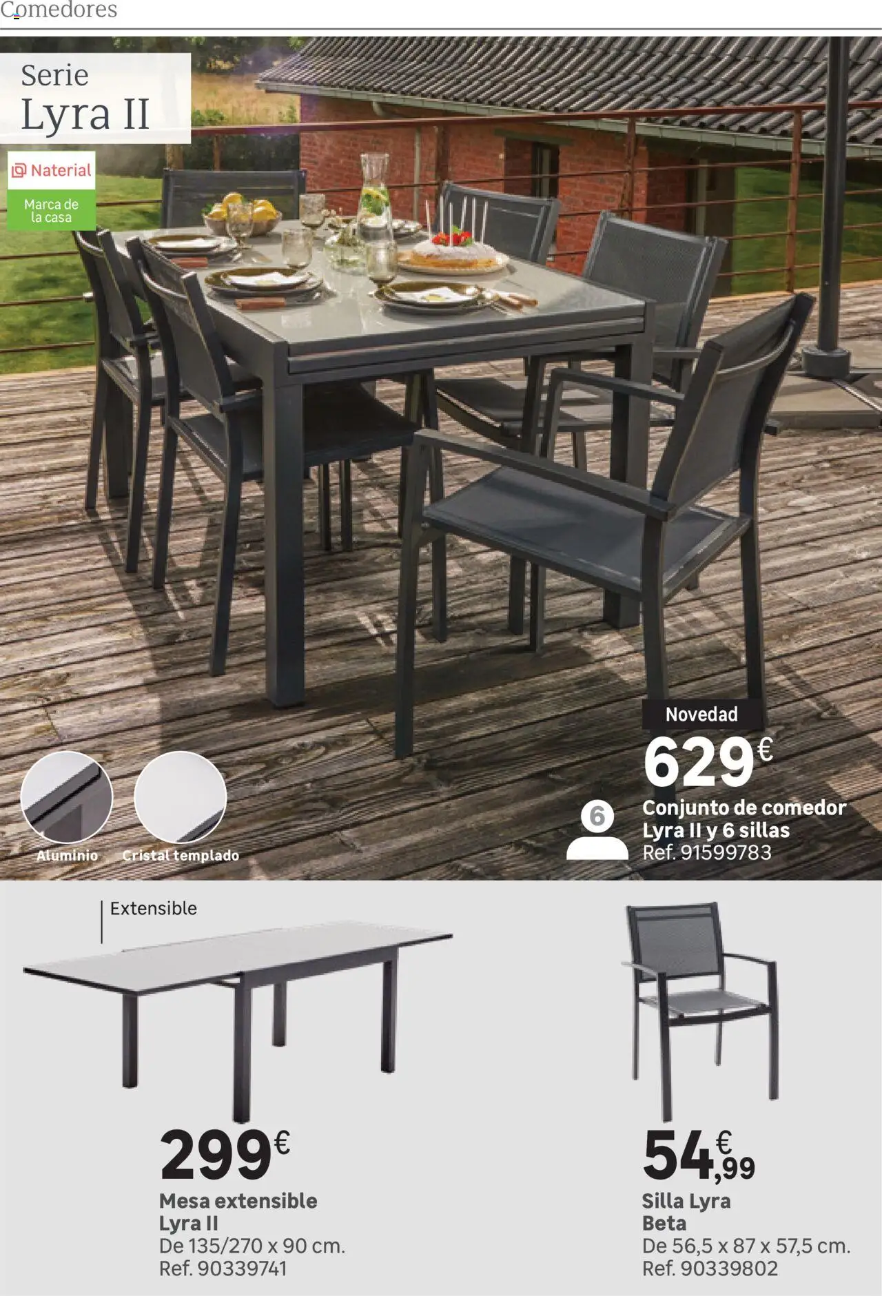 Leroy Merlin catálogo │ válido desde el 25.03.2025 | Página: 33 | Productos: Mesa extensible, Mesa, Silla
