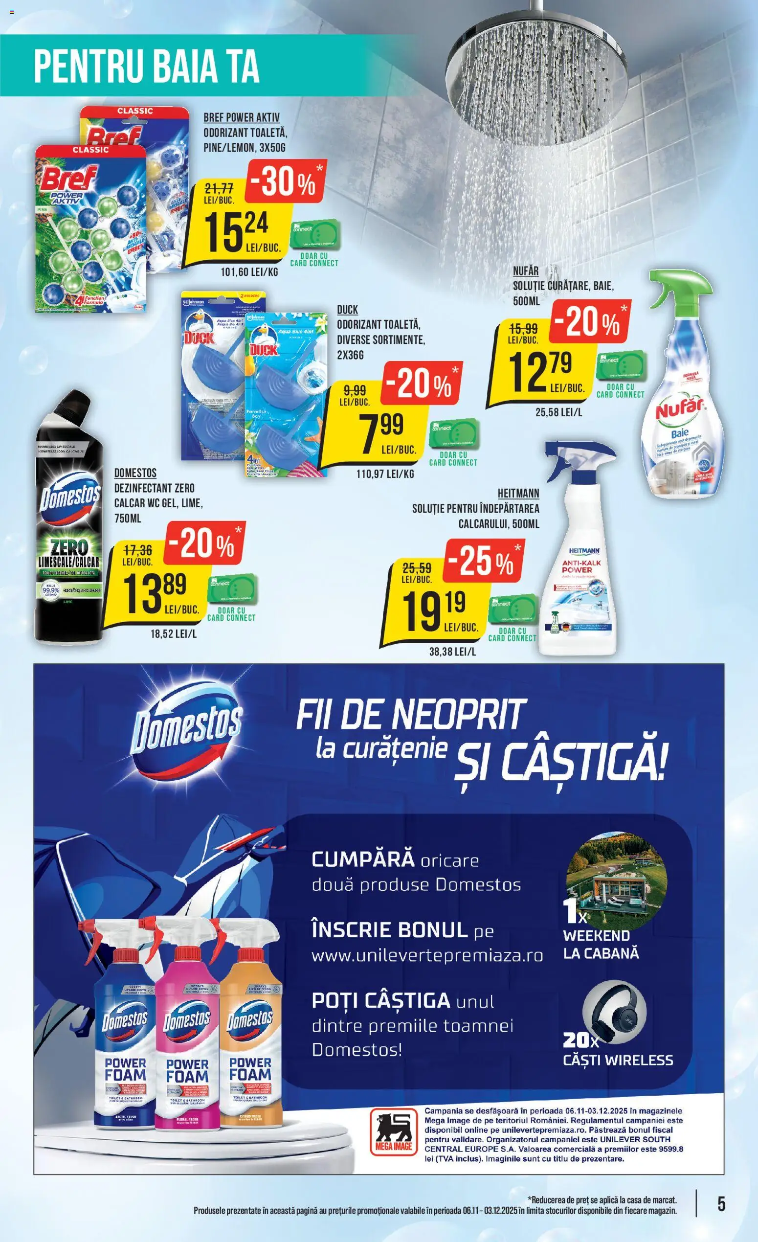 Noul catalog Mega Image – valabil de la 06.11.2025 | Pagină: 5 | Produse: Căști, Parfum