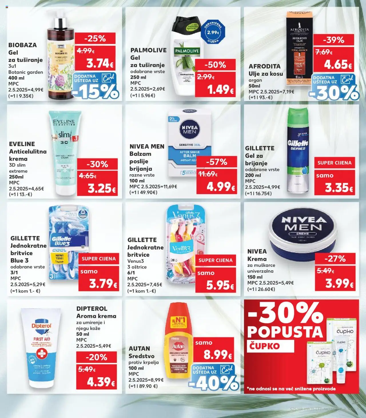 Kaufland katalog | vrijedi od 09.07.2025 | Stranica: 25 | Proizvodi: Ulje za kosu, Gel za brijanje, Gel za tuširanje, Nivea